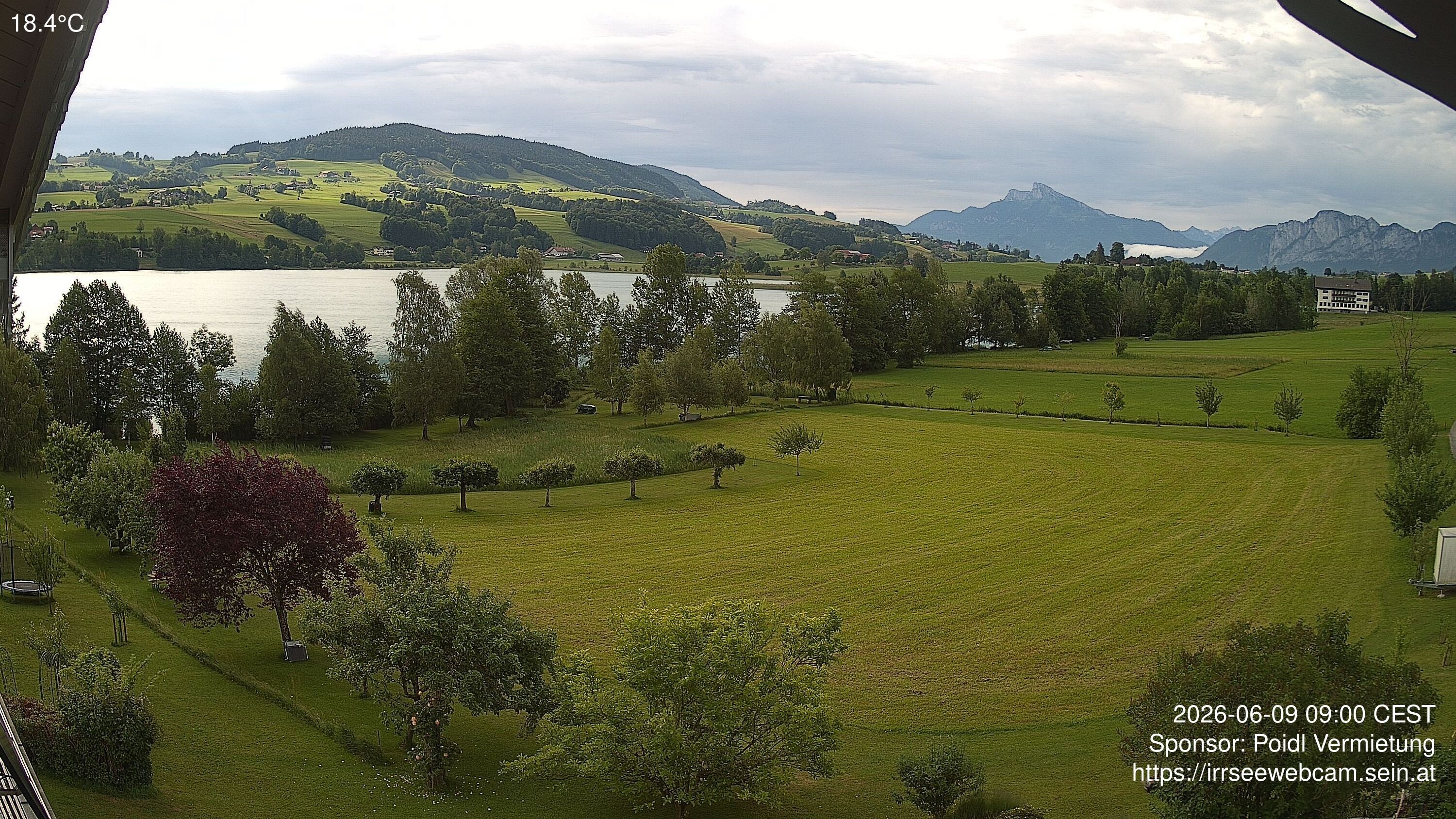 Archiv Foto Irrsee Oberösterreich: Webcam Westufer
