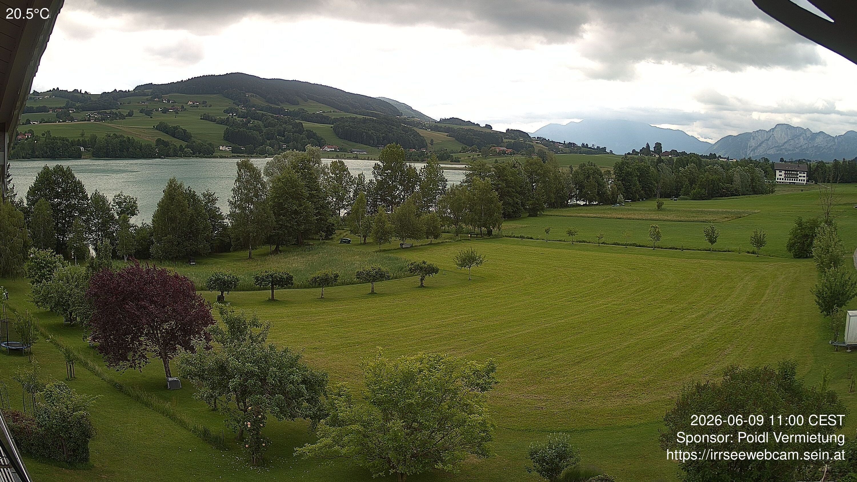 Archiv Foto Irrsee Oberösterreich: Webcam Westufer