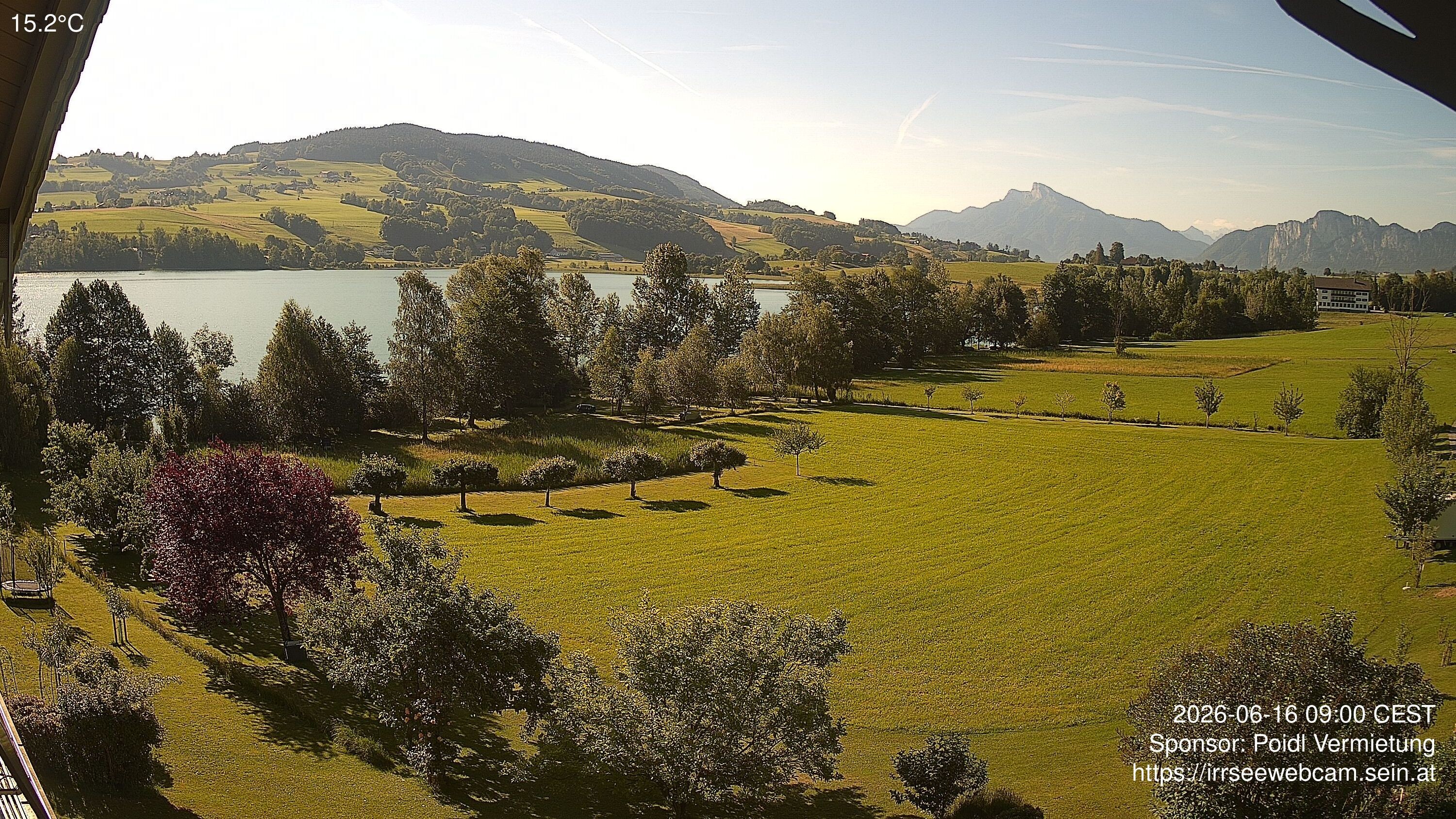 Archiv Foto Irrsee Oberösterreich: Webcam Westufer