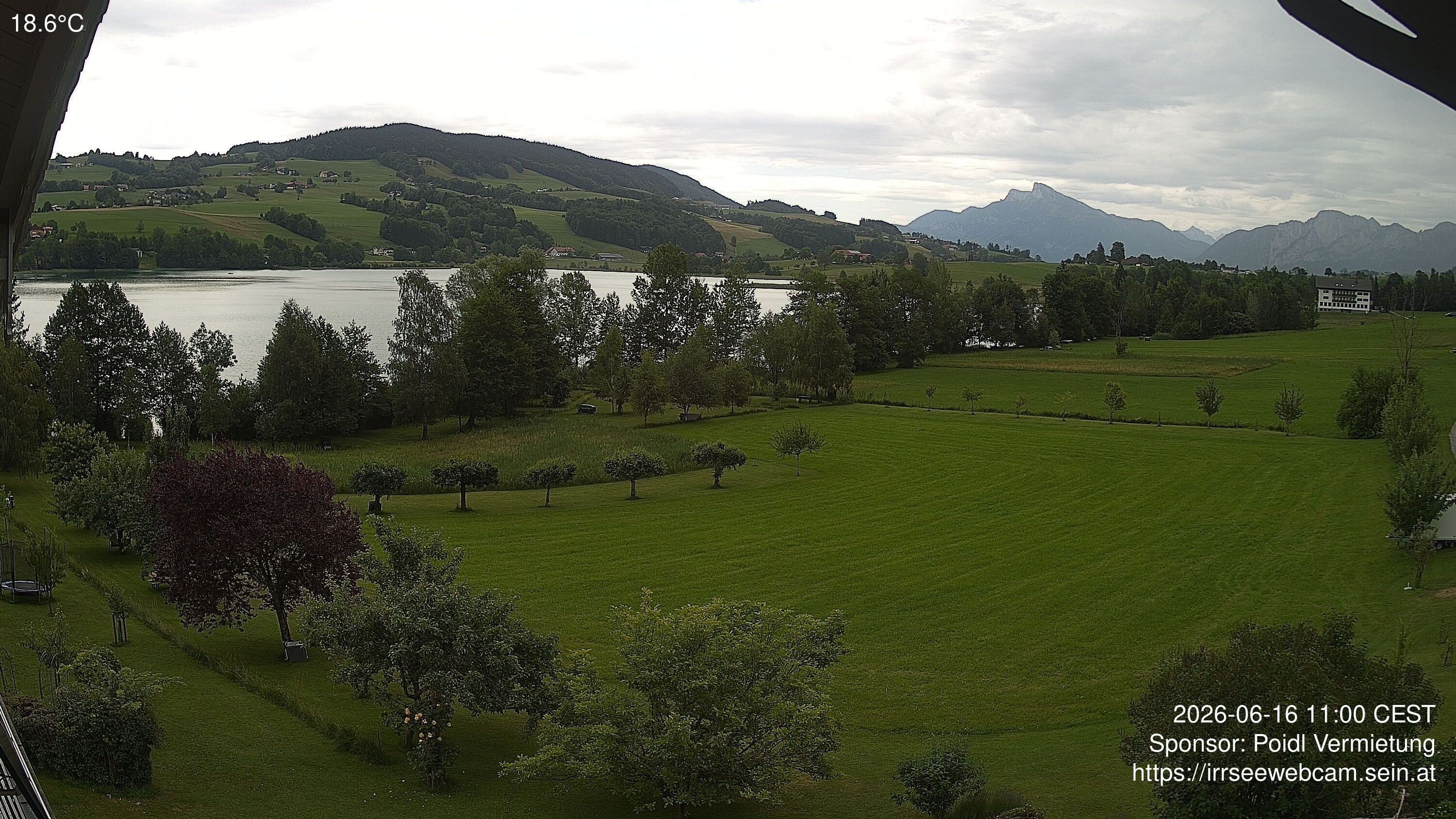 Archiv Foto Irrsee Oberösterreich: Webcam Westufer