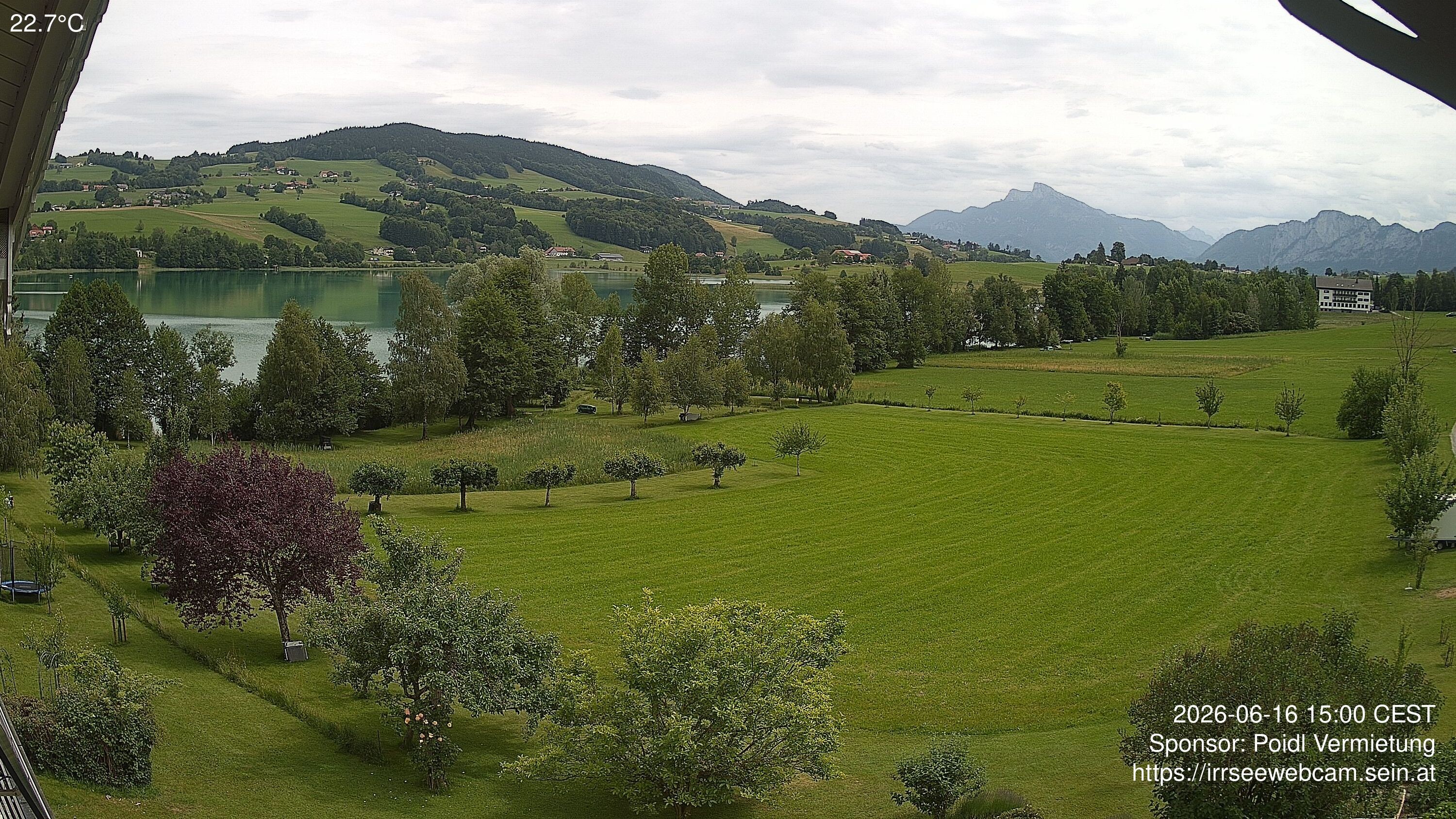 Archiv Foto Irrsee Oberösterreich: Webcam Westufer