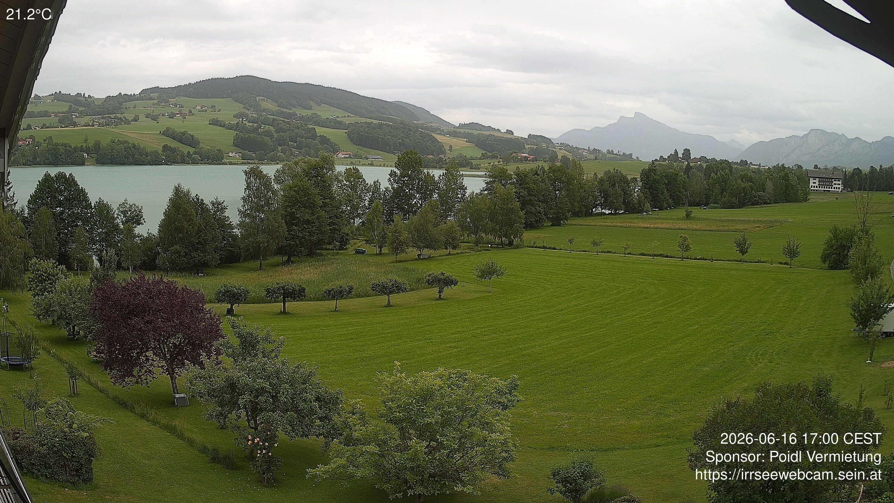 Archiv Foto Irrsee Oberösterreich: Webcam Westufer