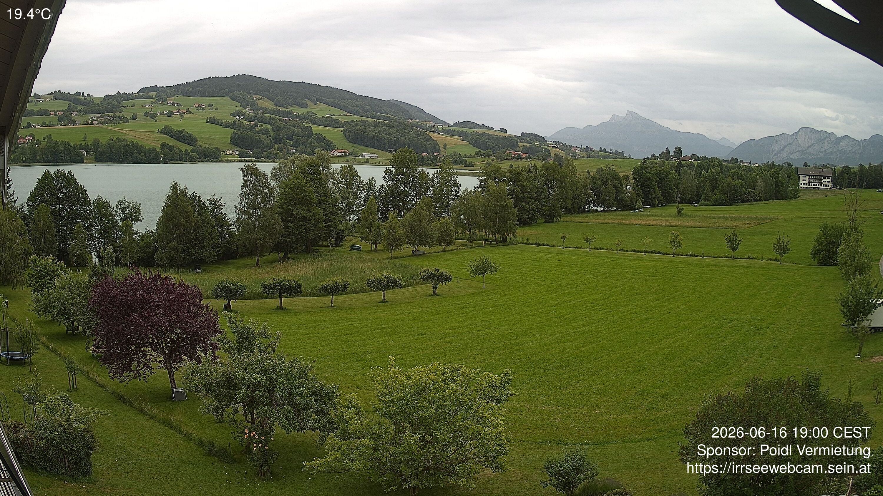 Archiv Foto Irrsee Oberösterreich: Webcam Westufer