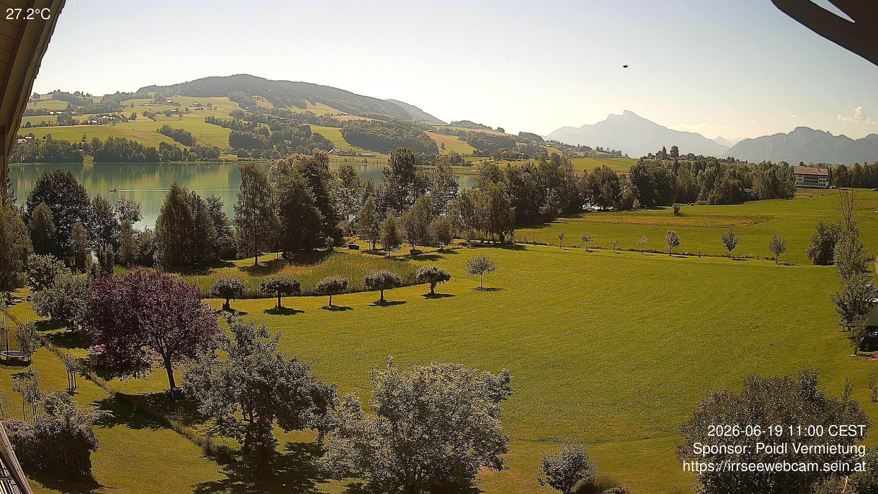 Archiv Foto Irrsee Oberösterreich: Webcam Westufer