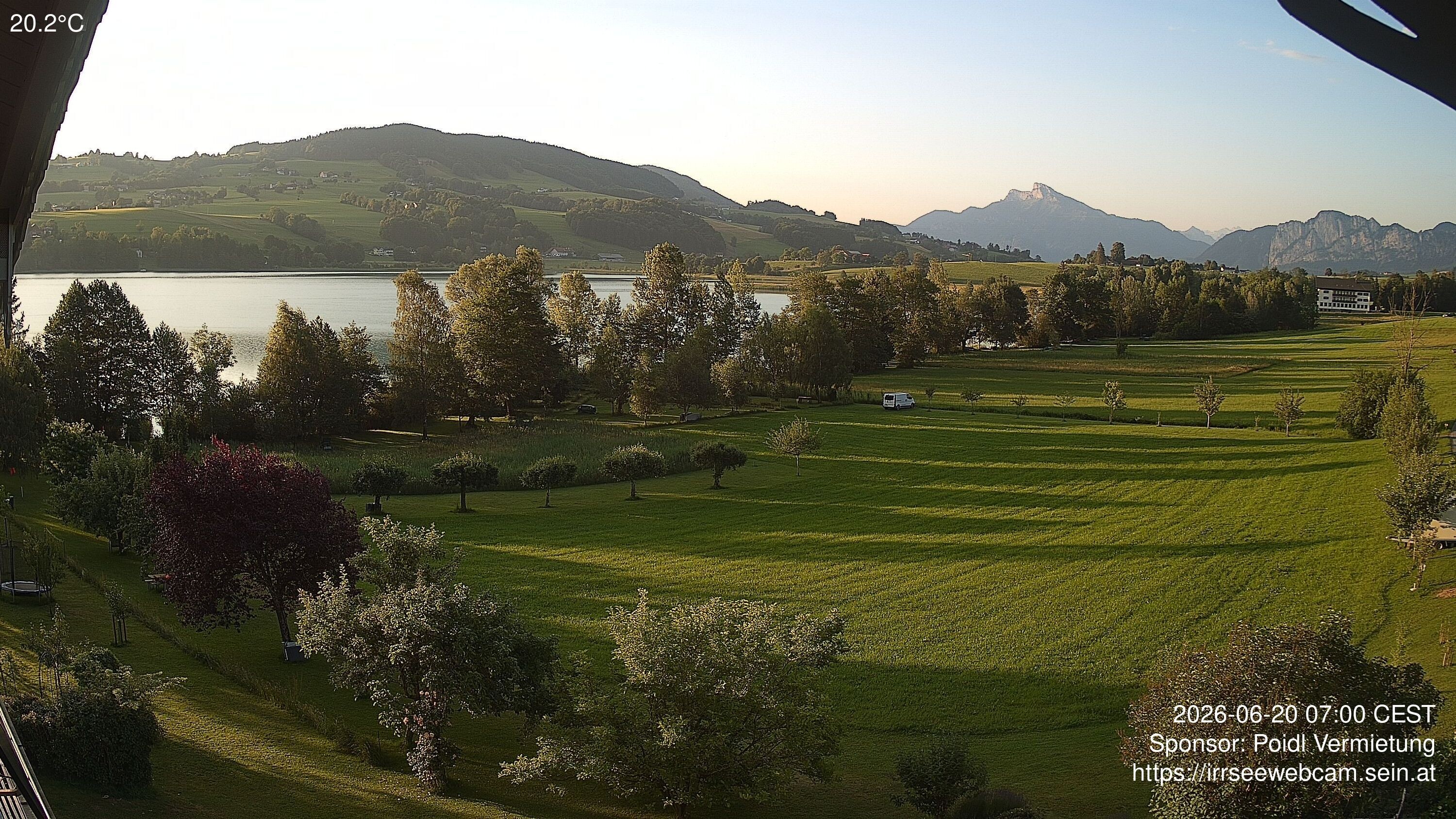 Archiv Foto Irrsee Oberösterreich: Webcam Westufer