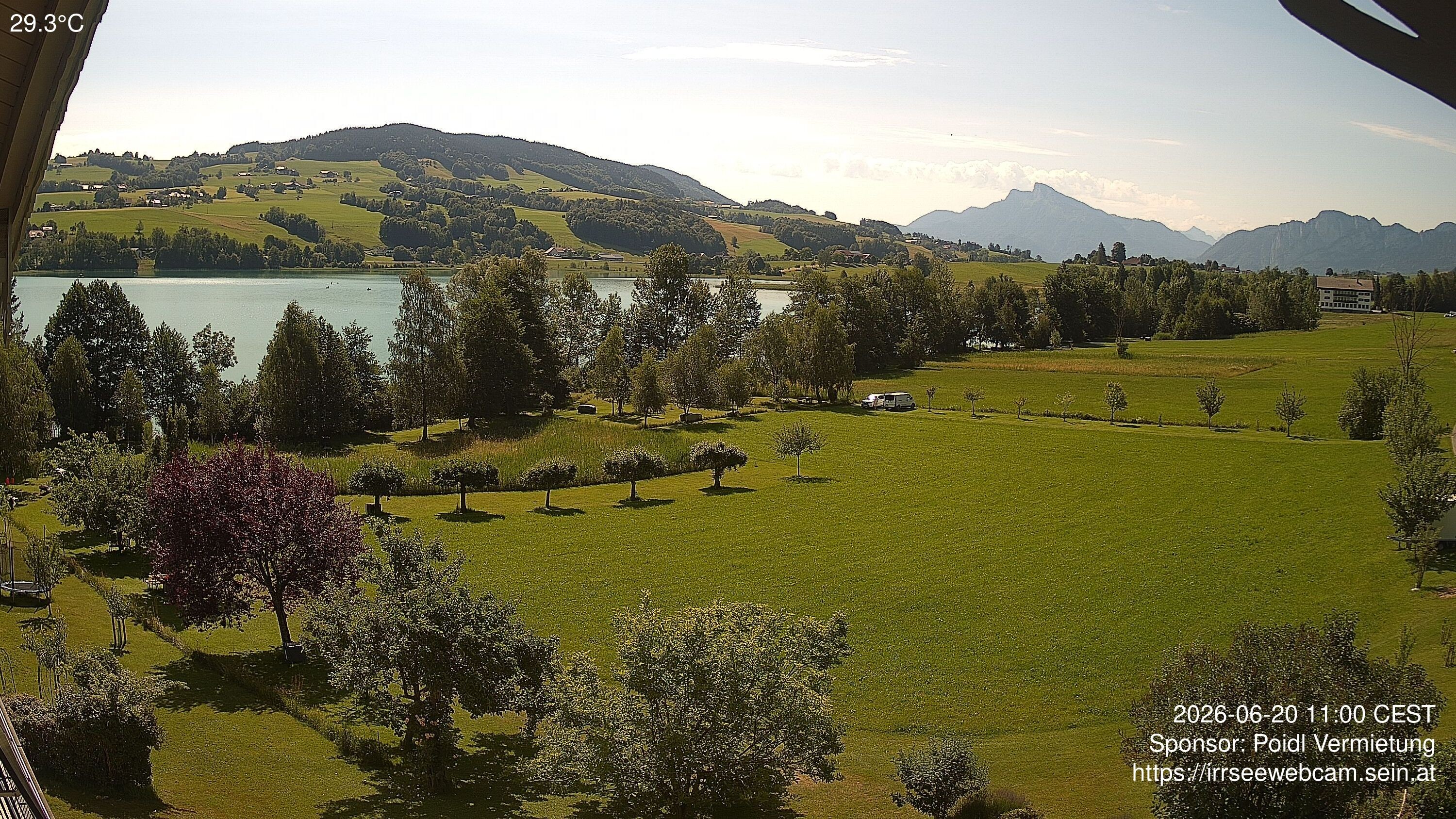 Archiv Foto Irrsee Oberösterreich: Webcam Westufer
