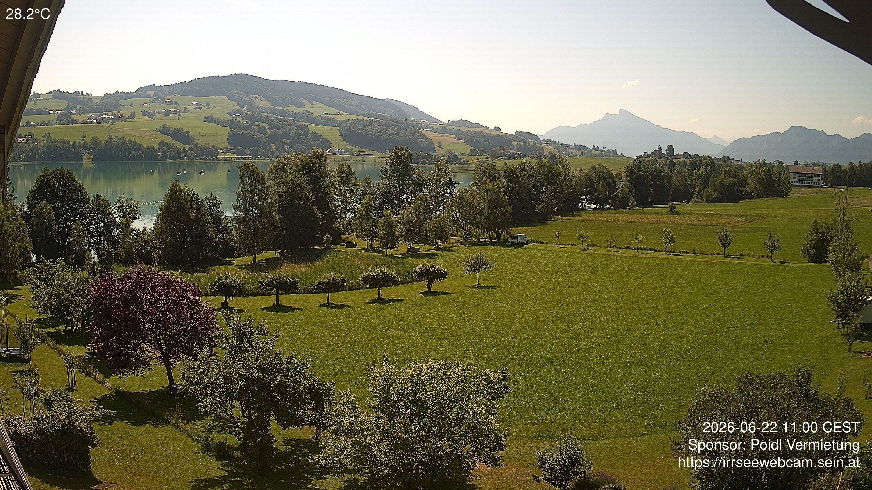 Archived image Webcam Lake Irrsee in Upper Austria