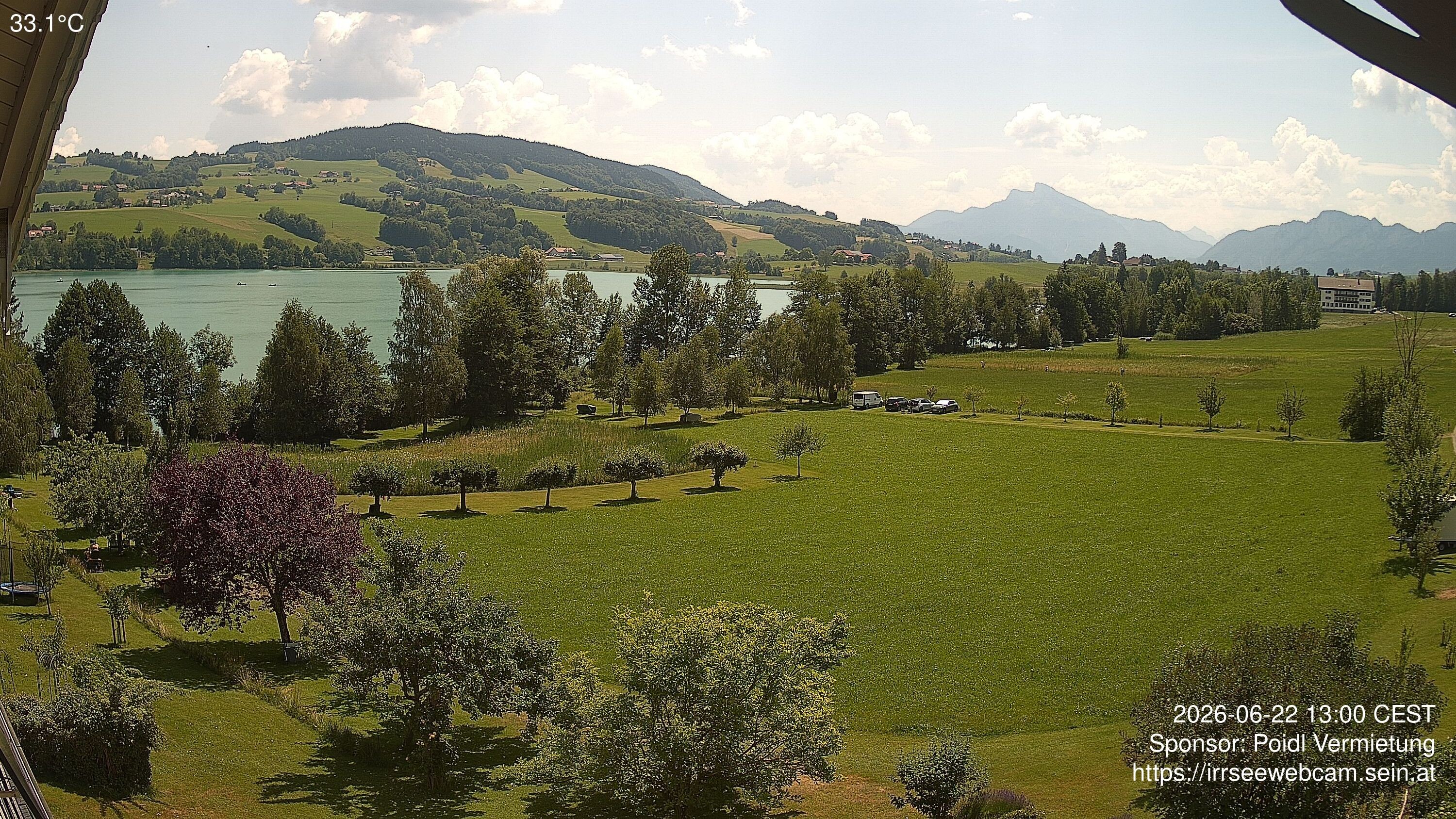 Archived image Webcam Lake Irrsee in Upper Austria