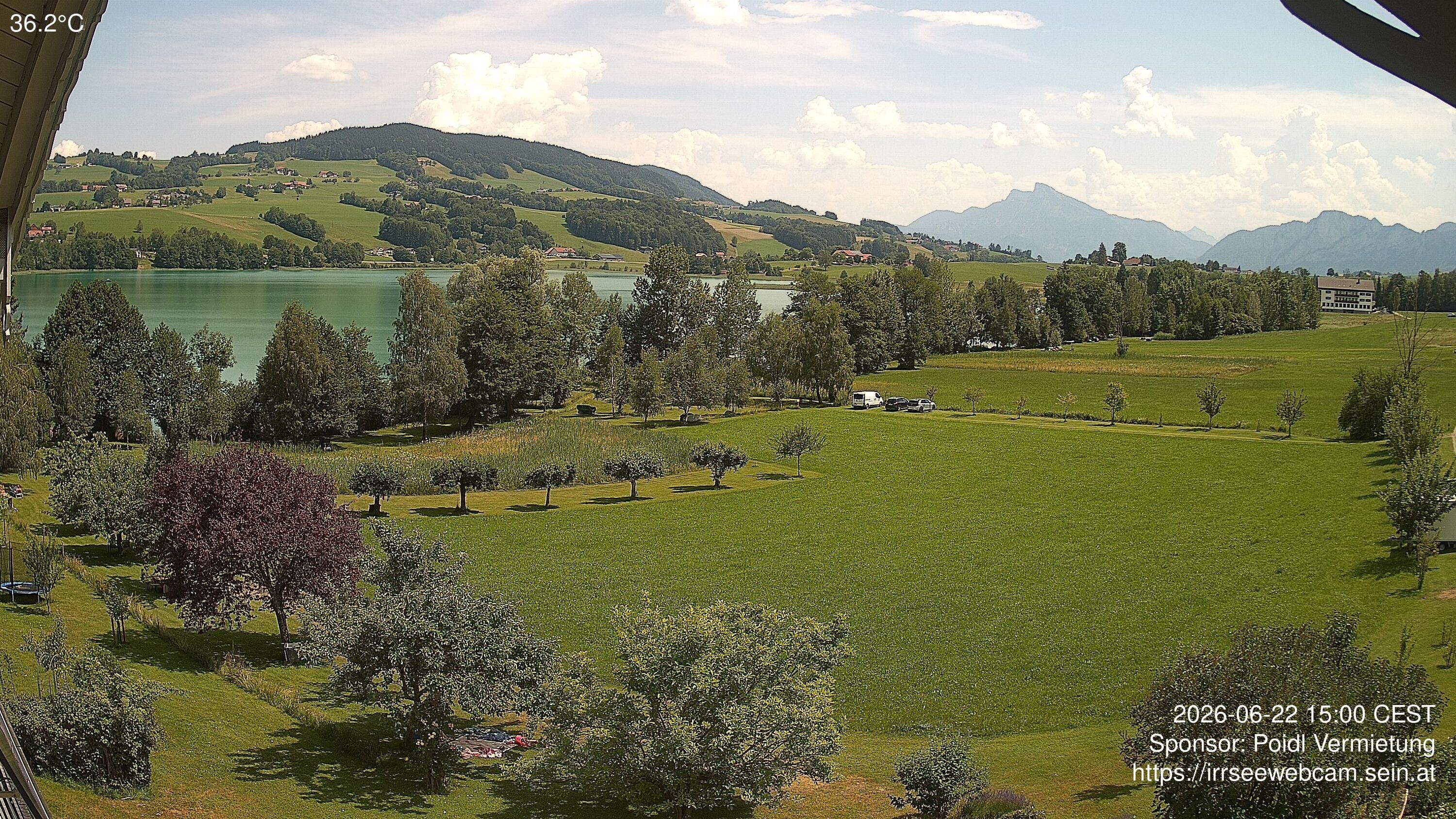 Archiv Foto Irrsee Oberösterreich: Webcam Westufer