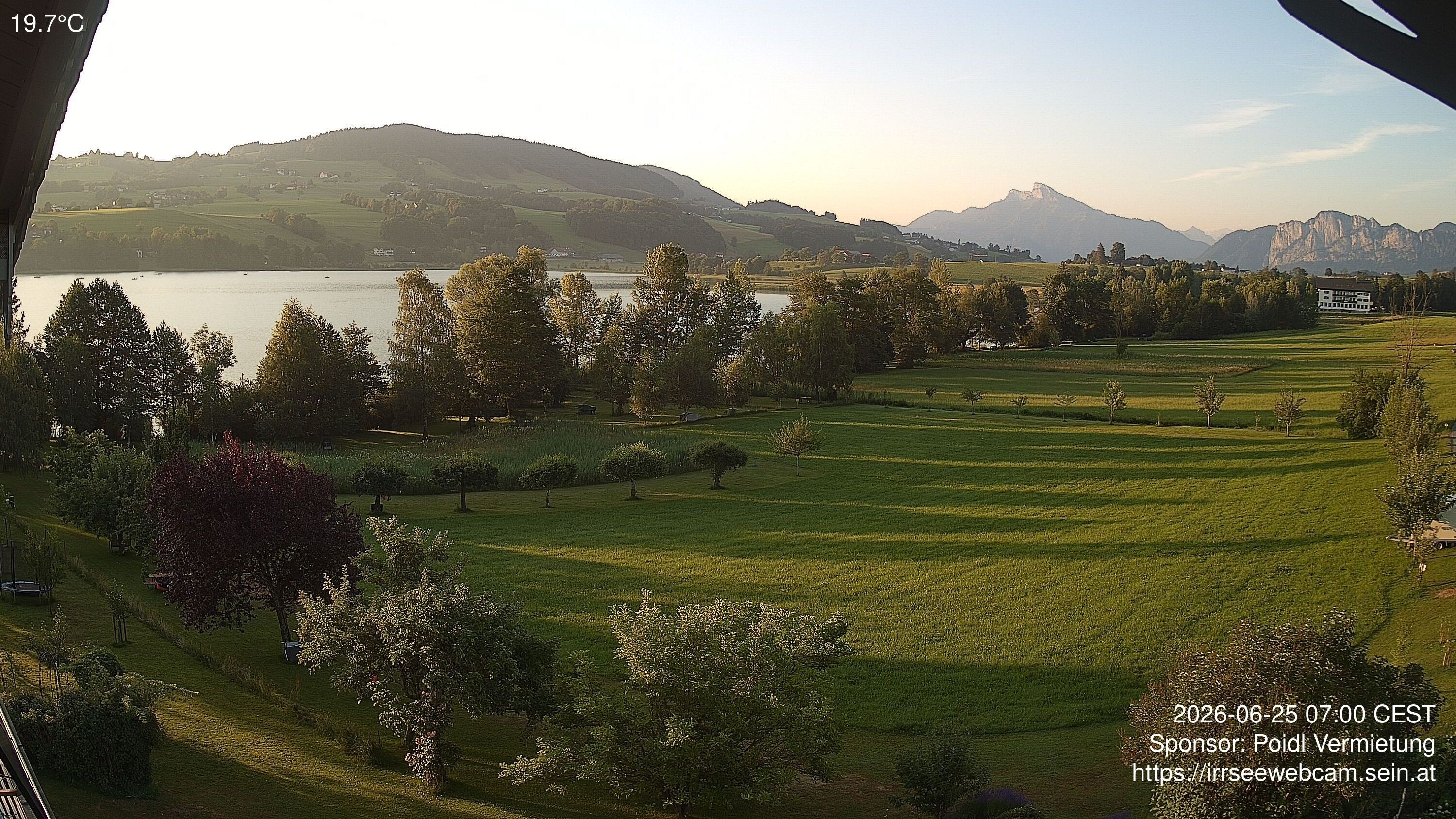 Archiv Foto Irrsee Oberösterreich: Webcam Westufer