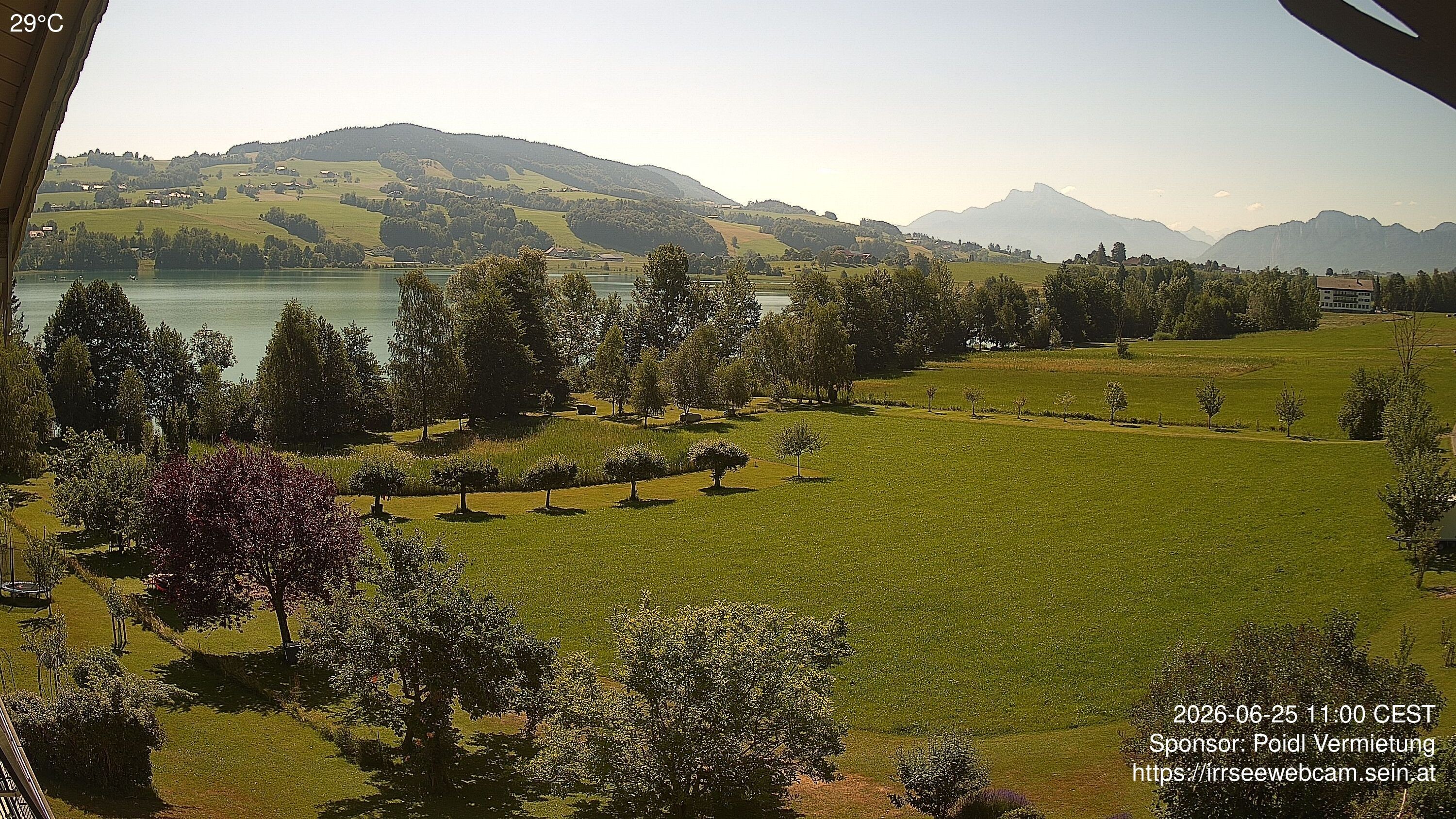 Archiv Foto Irrsee Oberösterreich: Webcam Westufer