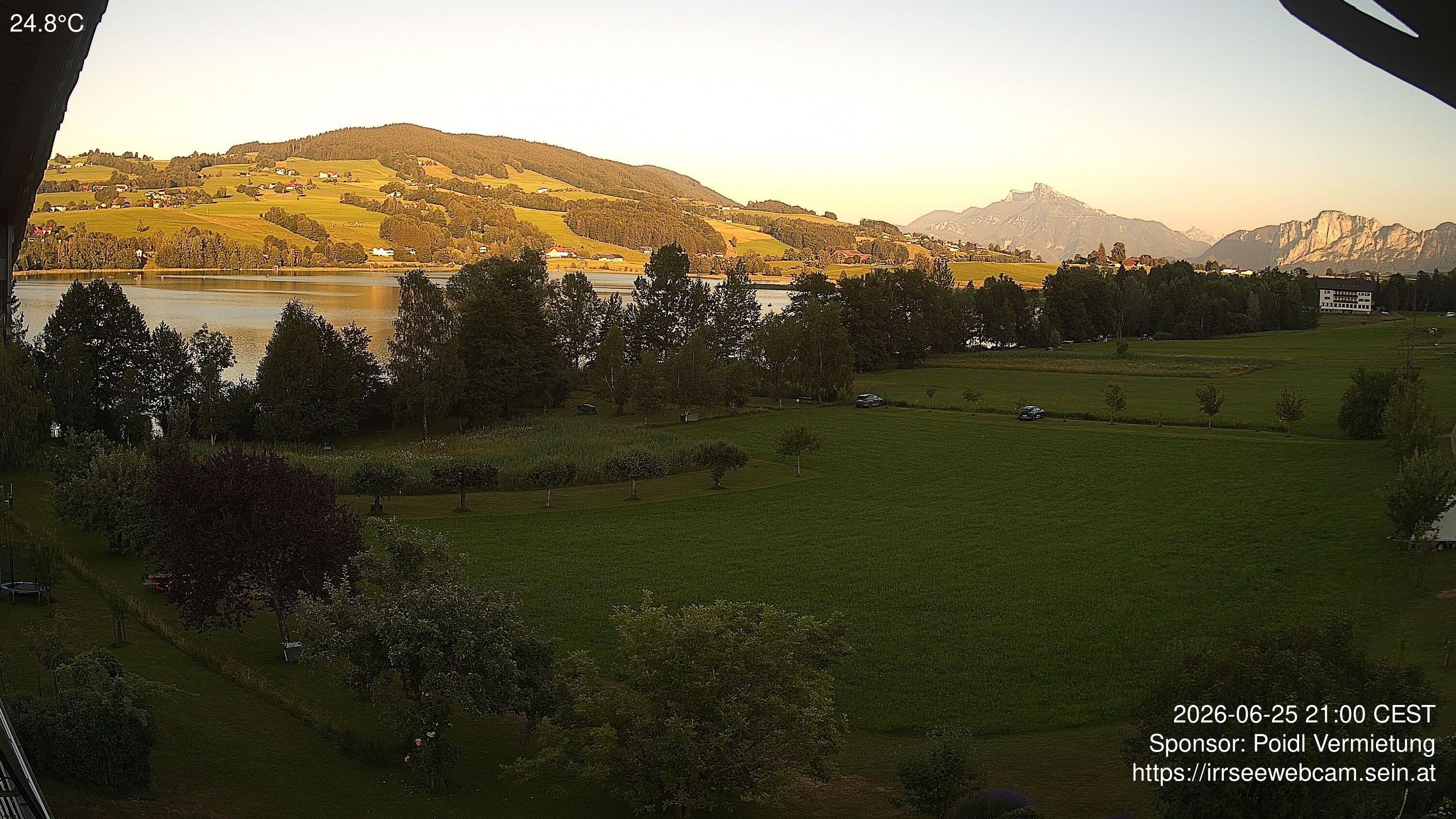 Archiv Foto Irrsee Oberösterreich: Webcam Westufer