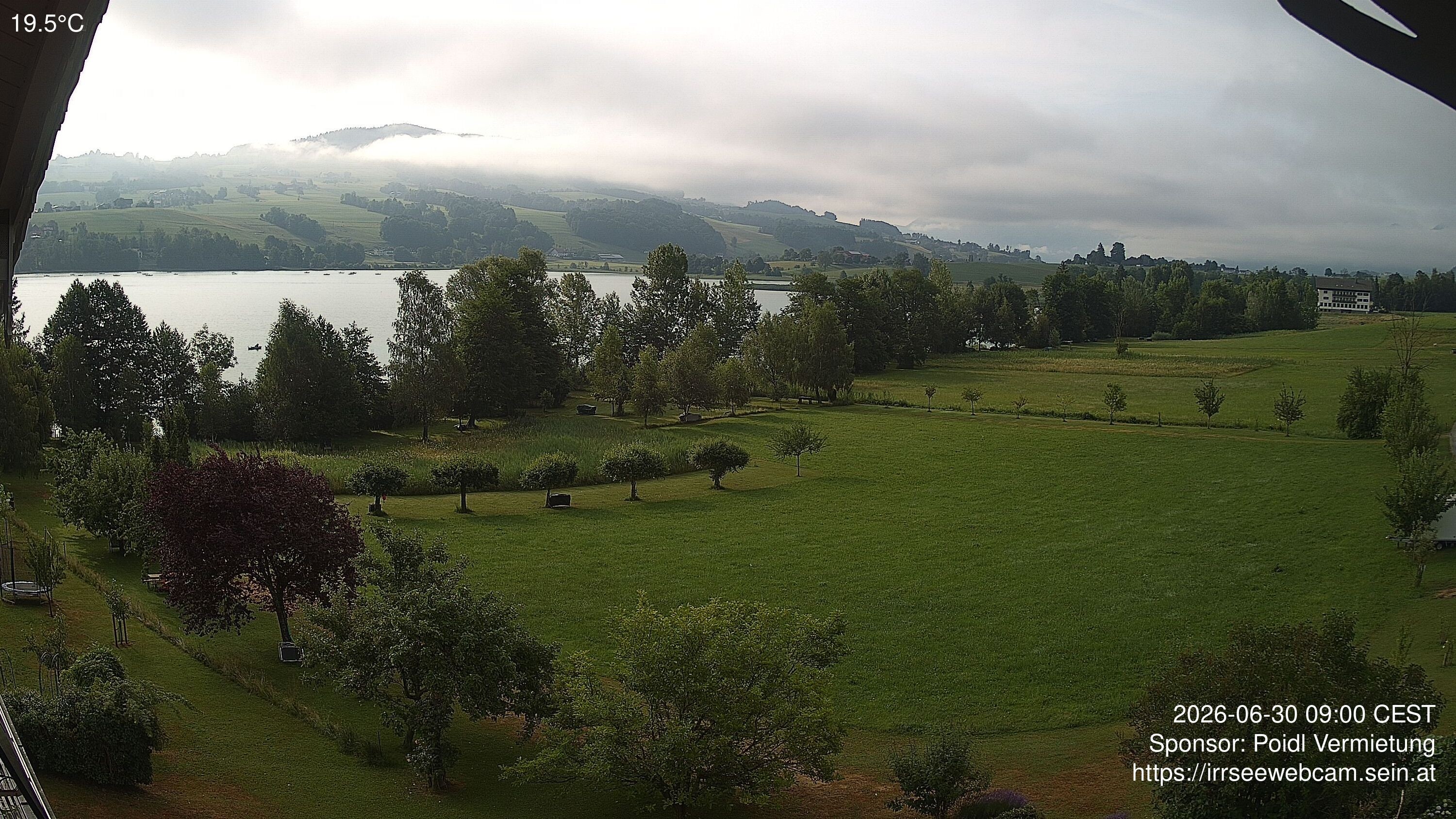 Archiv Foto Irrsee Oberösterreich: Webcam Westufer