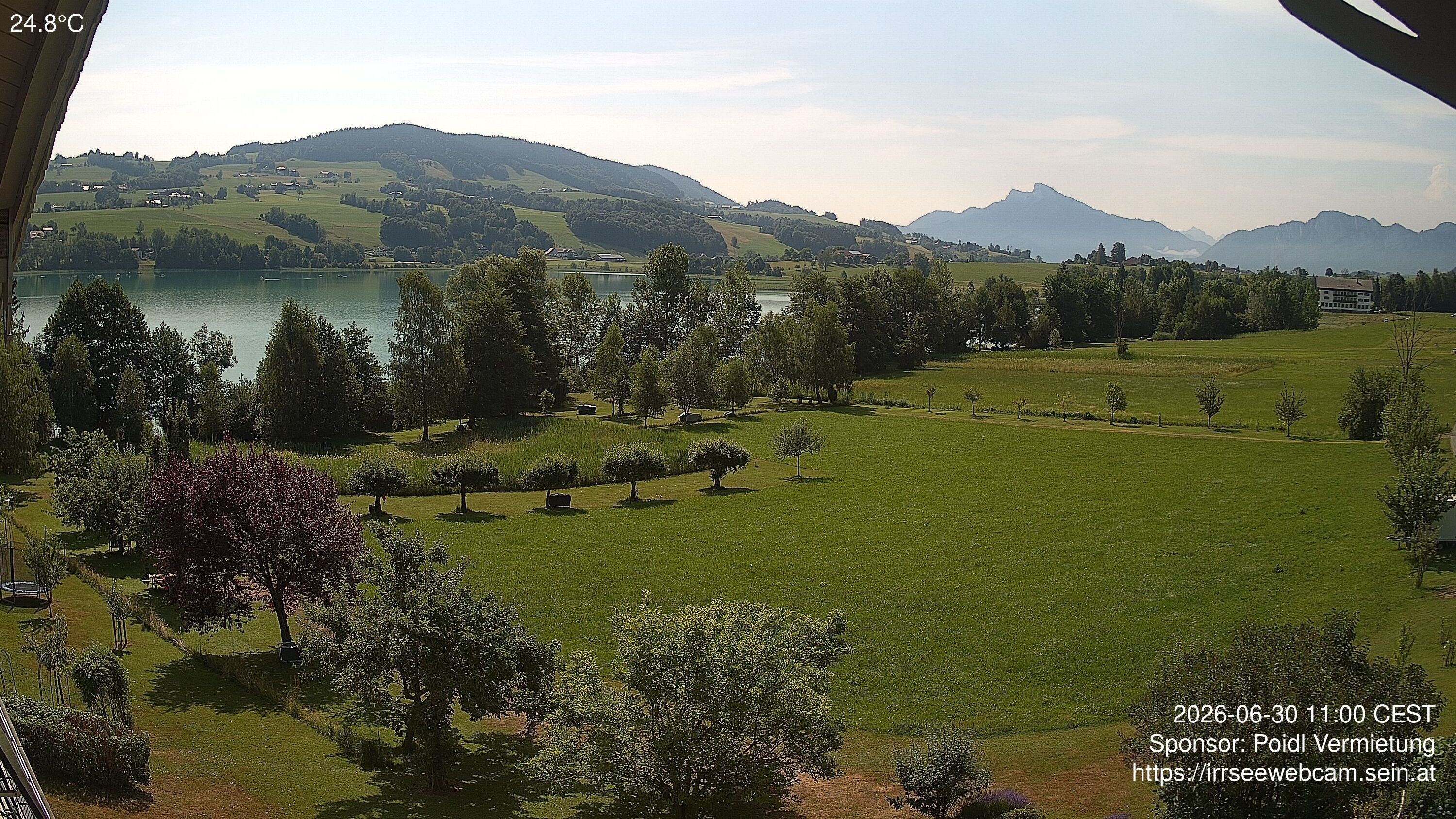 Archiv Foto Irrsee Oberösterreich: Webcam Westufer