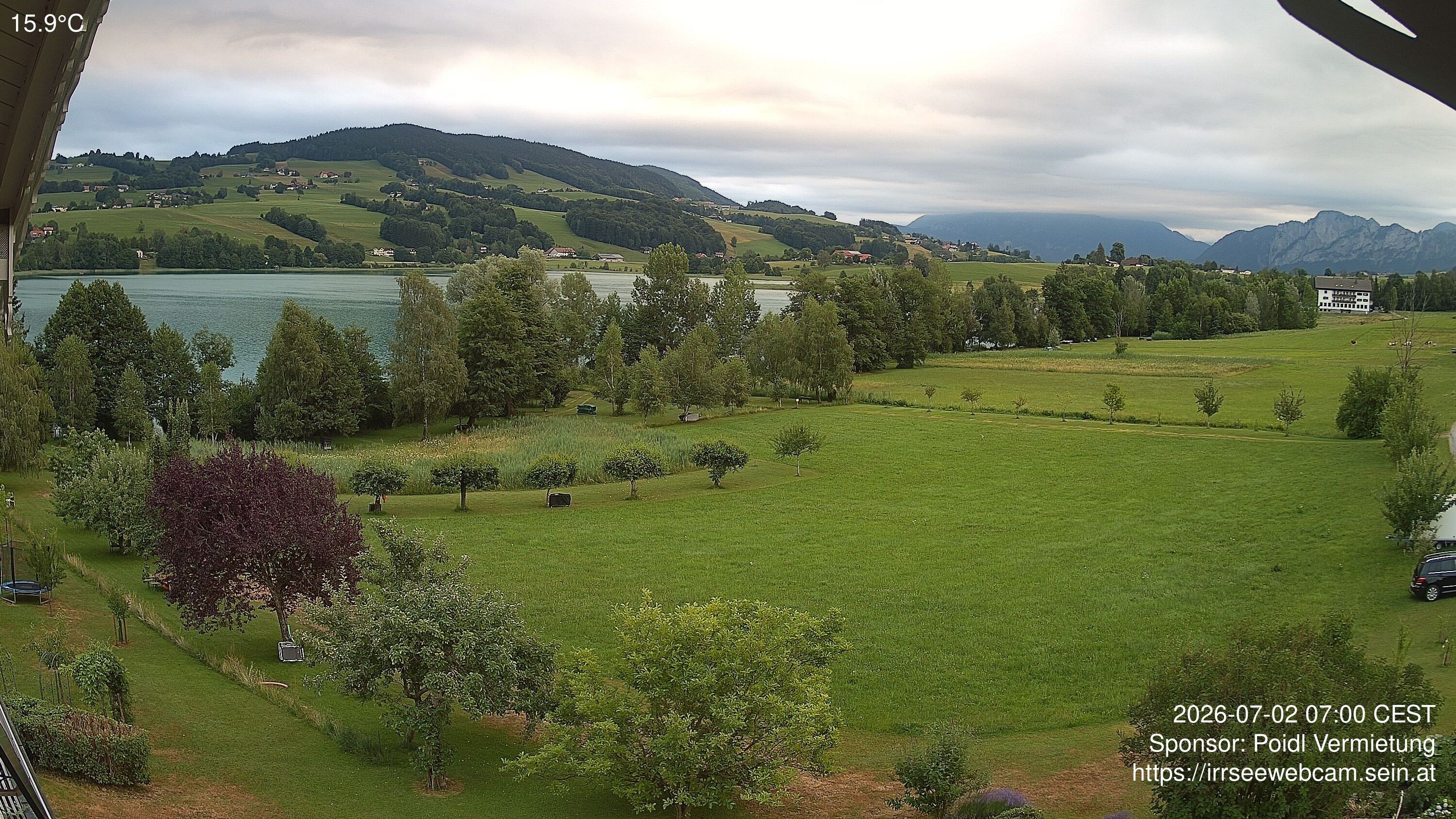 Archiv Foto Irrsee Oberösterreich: Webcam Westufer