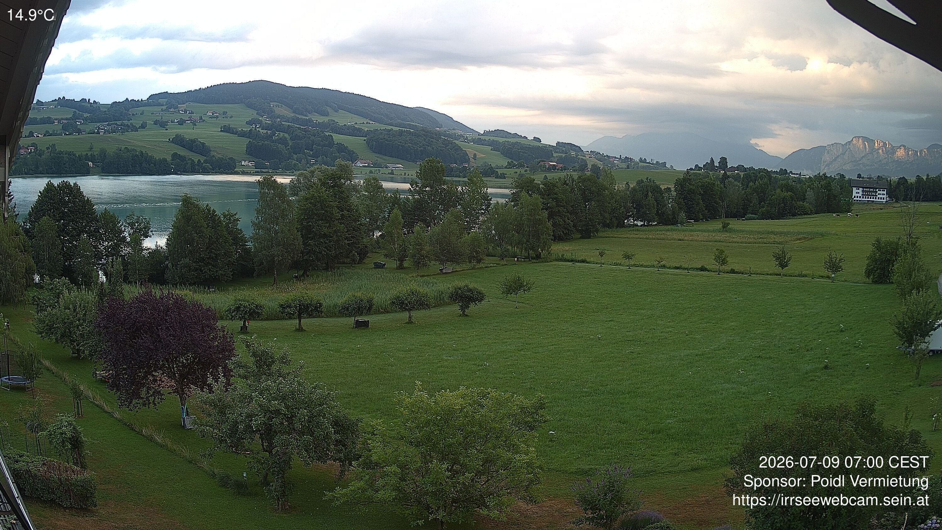 Archiv Foto Irrsee Oberösterreich: Webcam Westufer