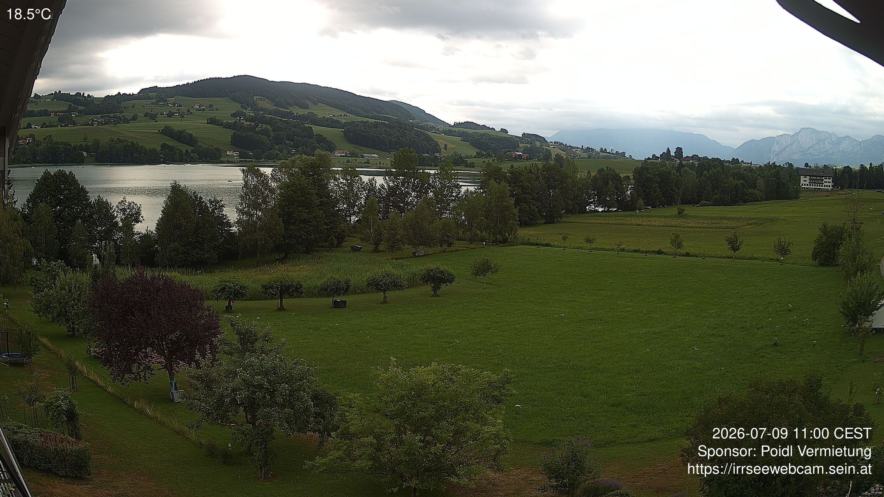 Archiv Foto Irrsee Oberösterreich: Webcam Westufer