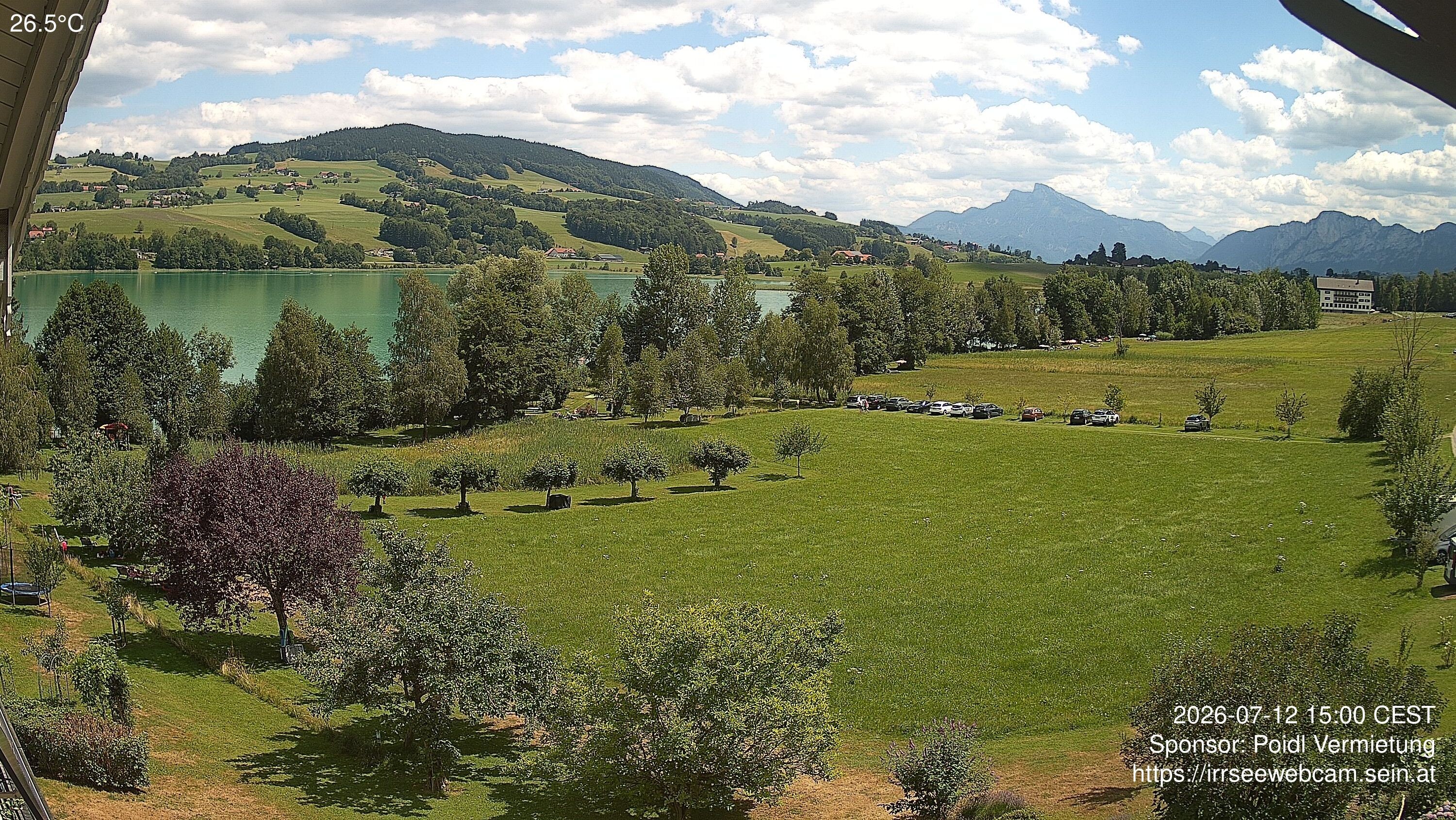 Archived image Webcam Lake Irrsee in Upper Austria