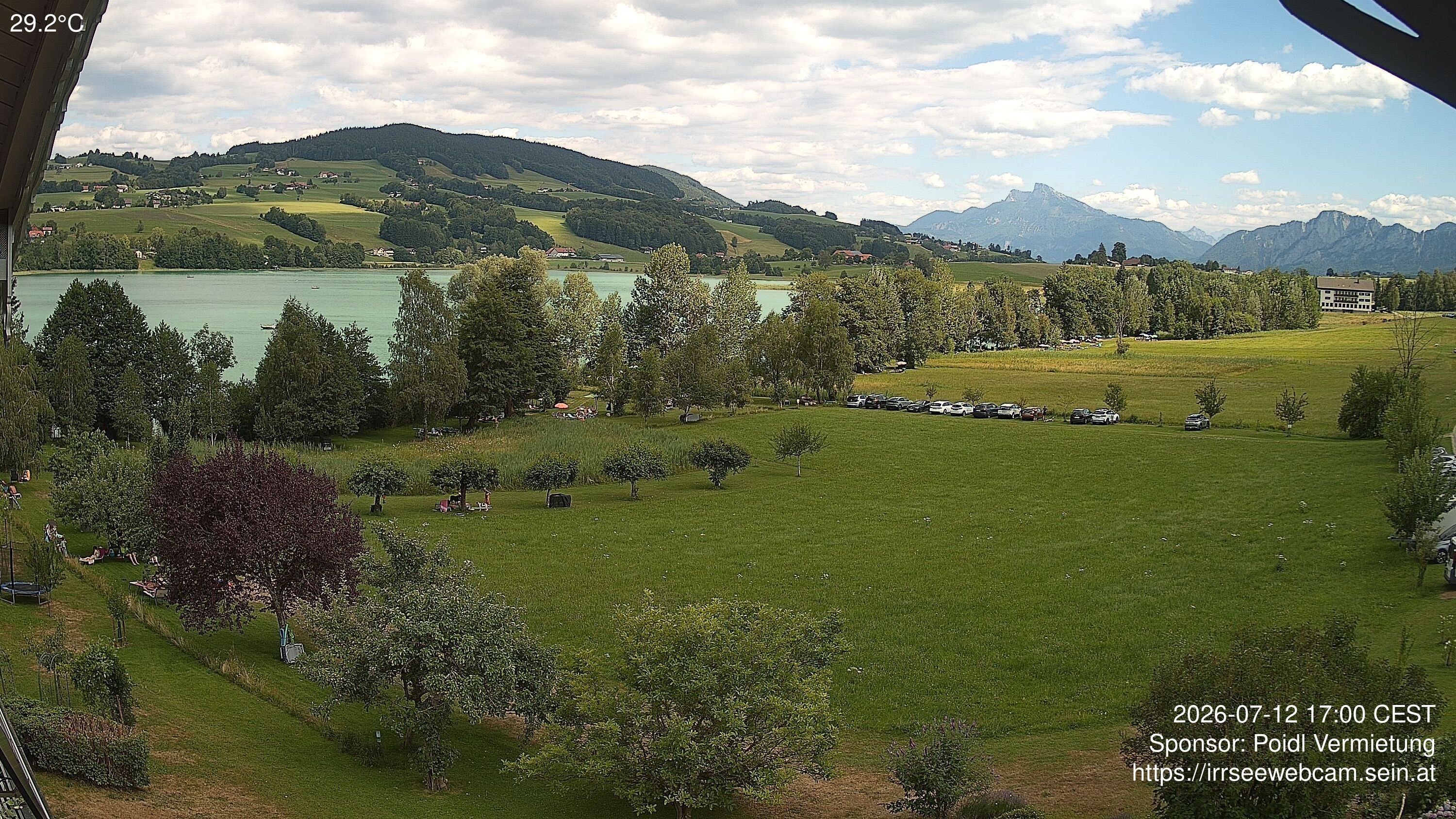 Archived image Webcam Lake Irrsee in Upper Austria