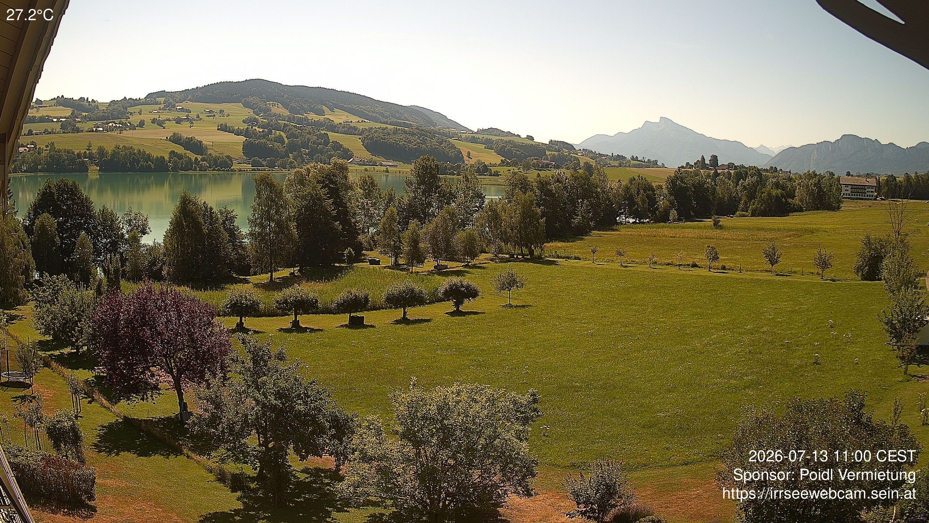 Archived image Webcam Lake Irrsee in Upper Austria