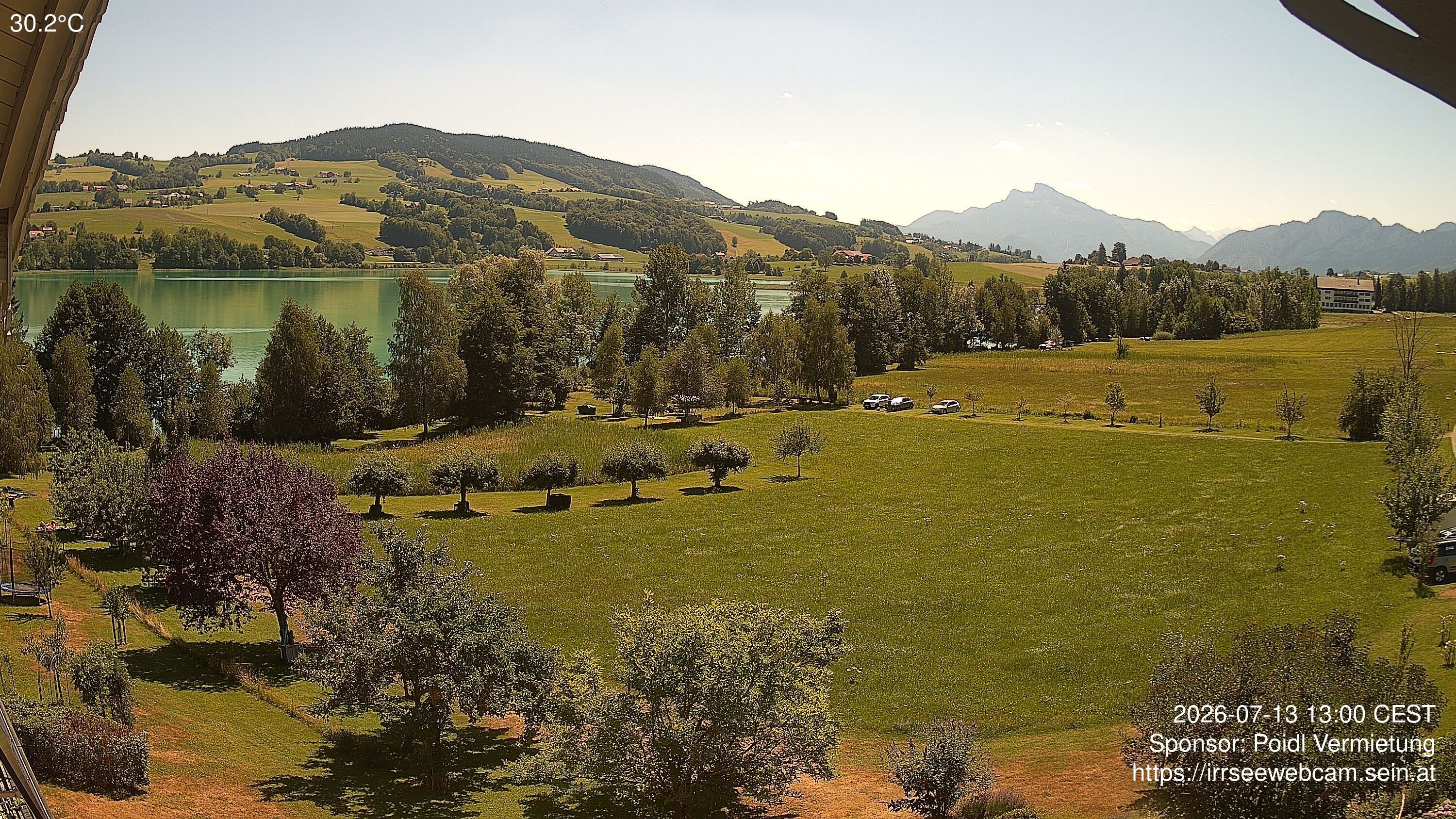 Archived image Webcam Lake Irrsee in Upper Austria
