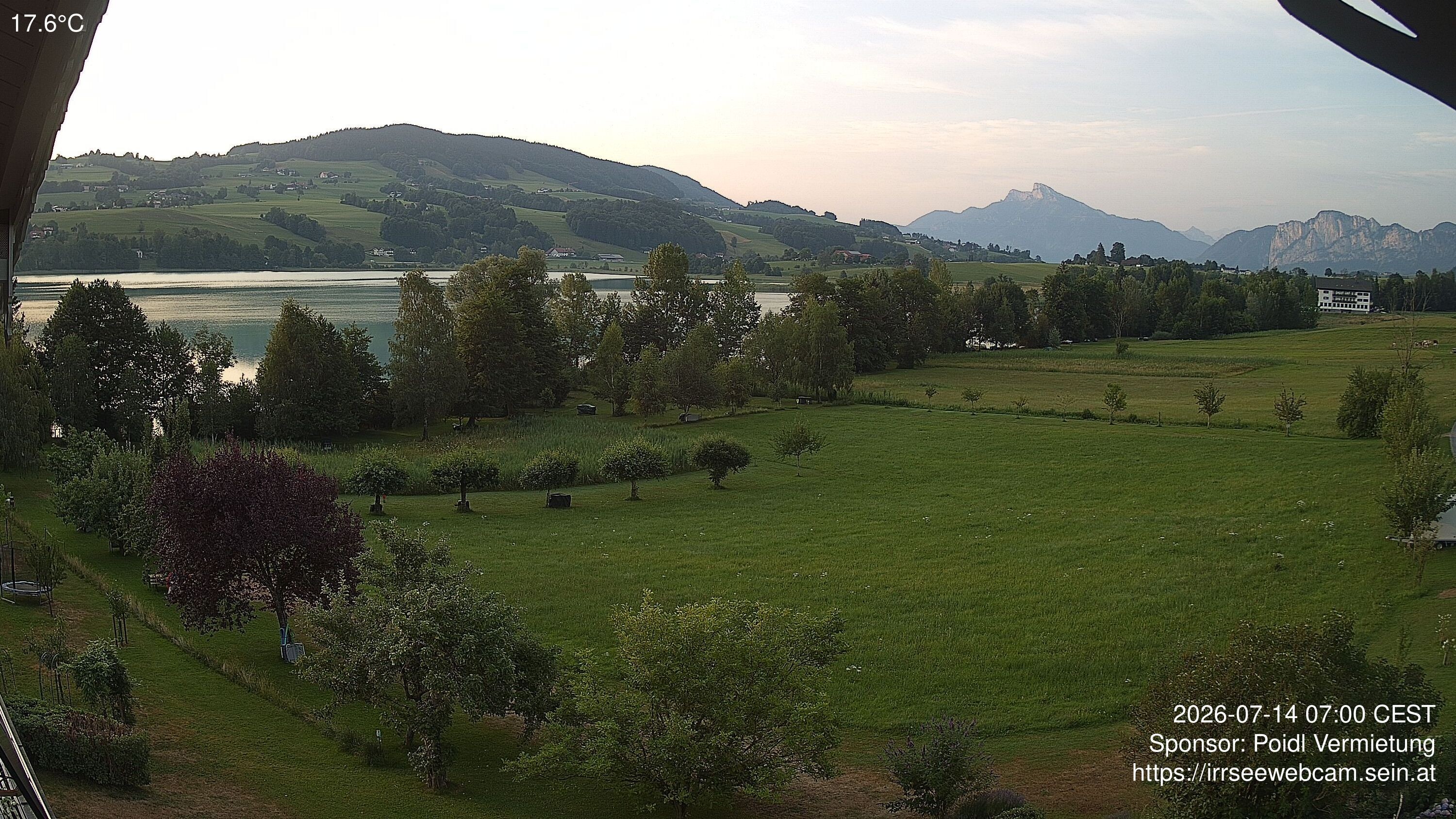 Archiv Foto Irrsee Oberösterreich: Webcam Westufer