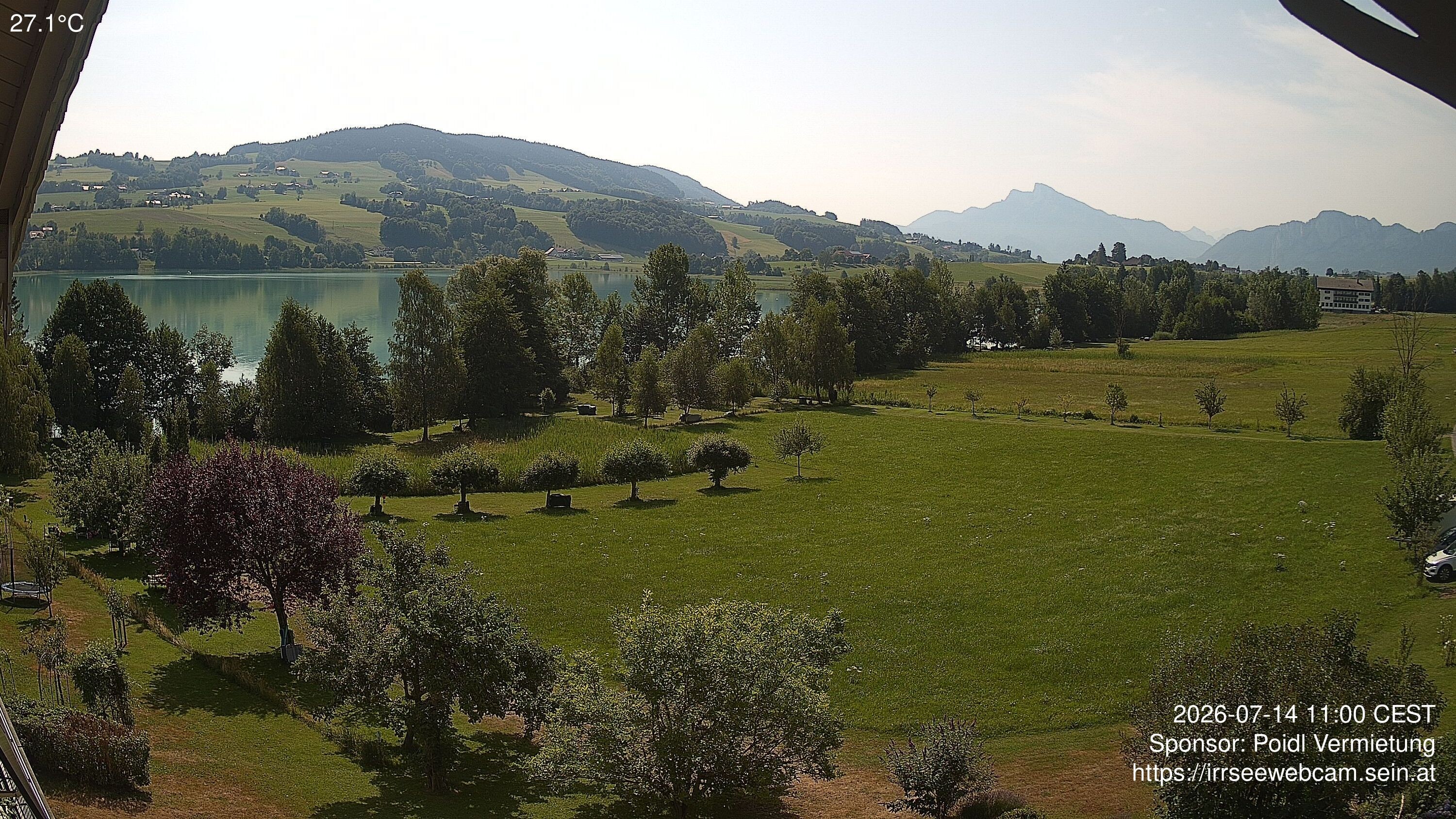 Archiv Foto Irrsee Oberösterreich: Webcam Westufer