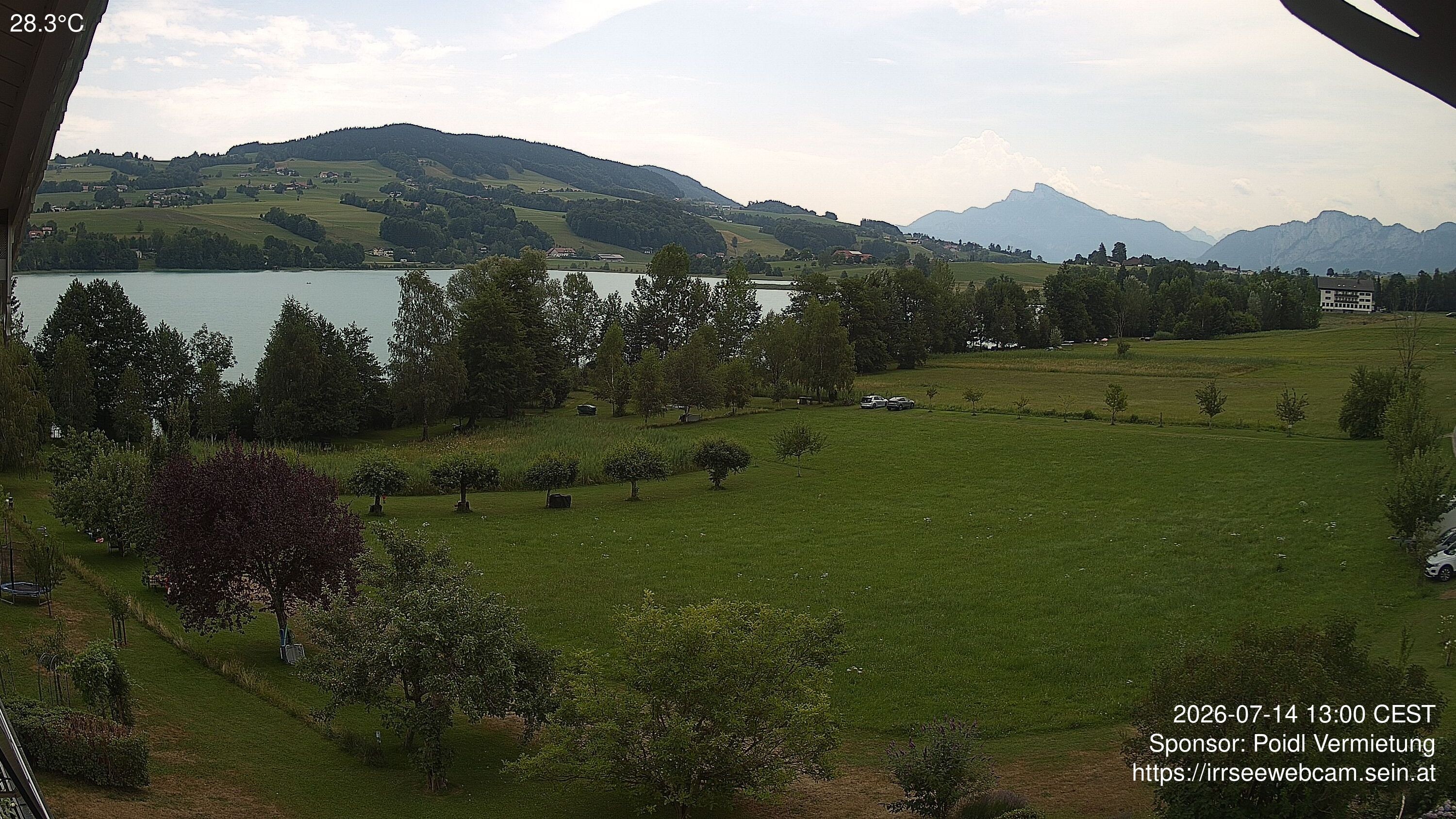Archiv Foto Irrsee Oberösterreich: Webcam Westufer