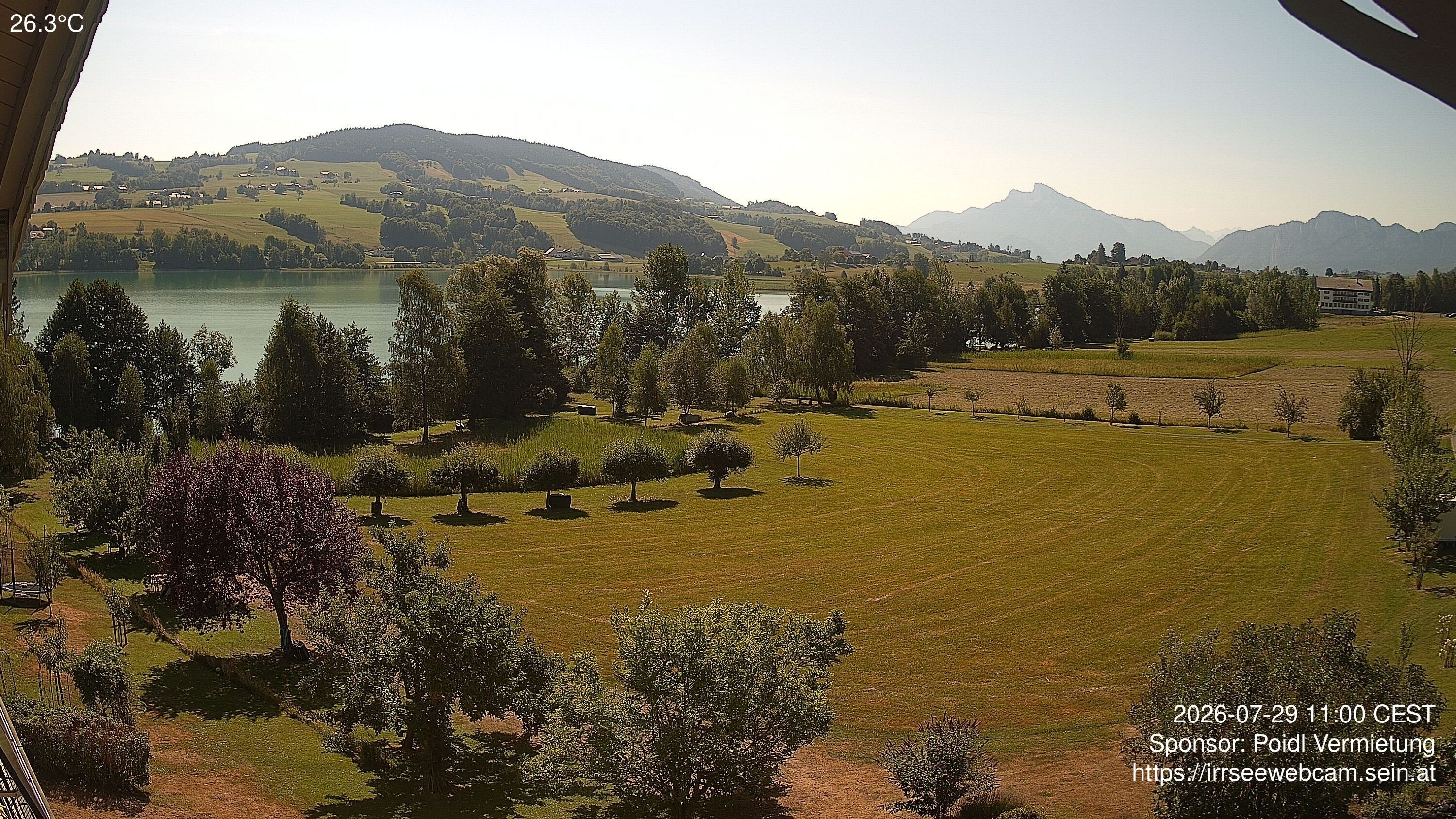 Archiv Foto Irrsee Oberösterreich: Webcam Westufer