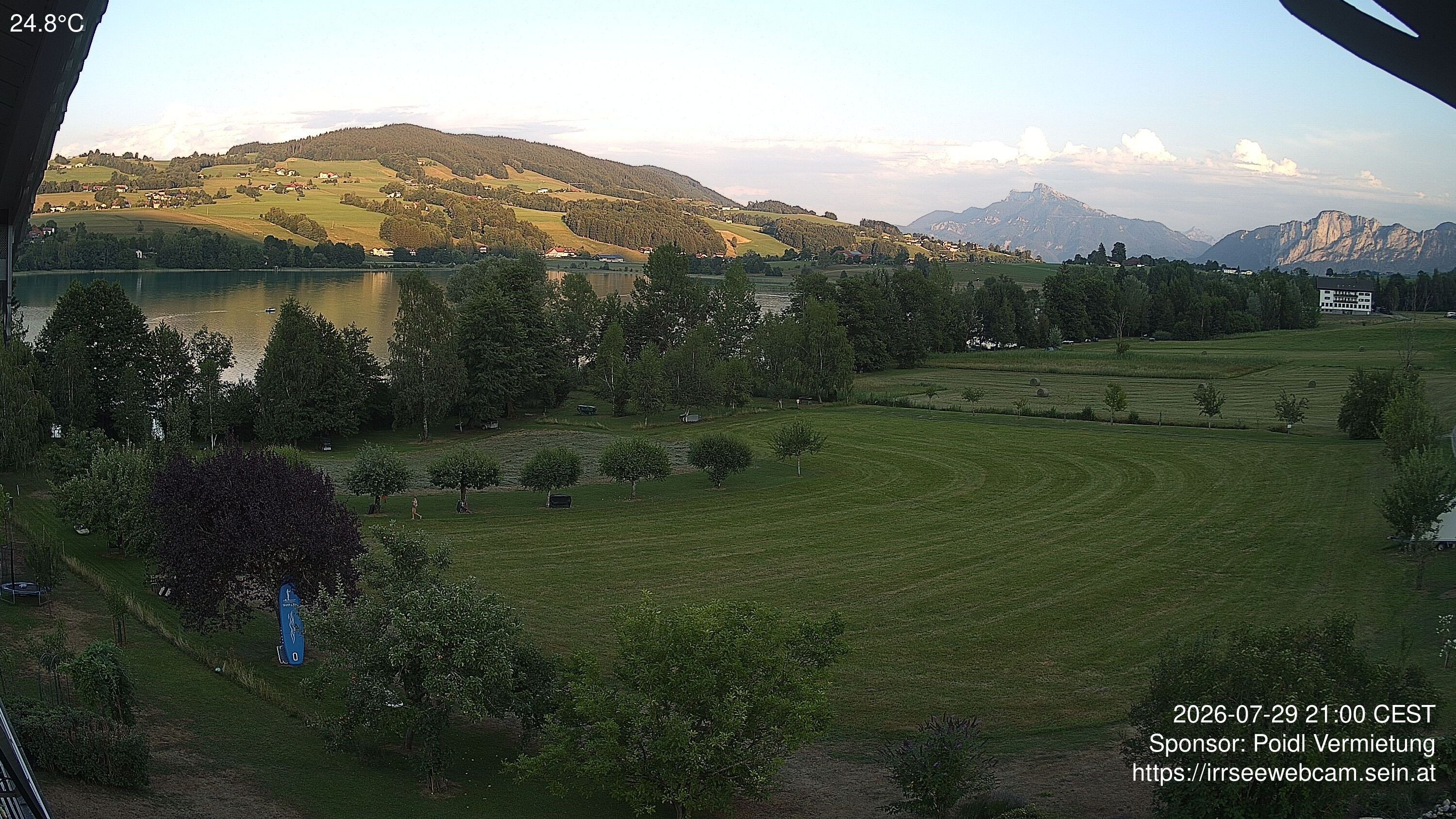 Archiv Foto Irrsee Oberösterreich: Webcam Westufer