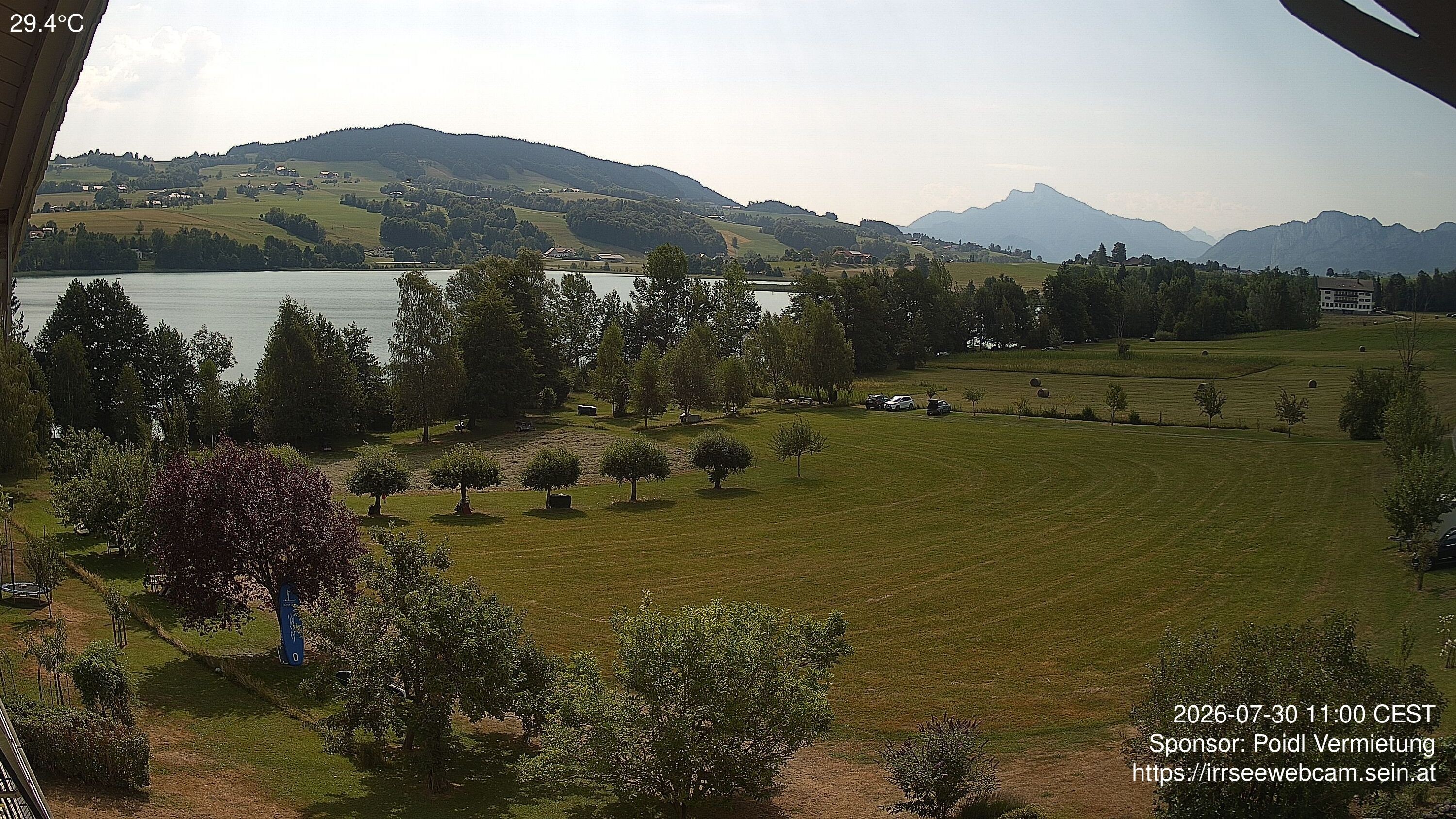Archiv Foto Irrsee Oberösterreich: Webcam Westufer