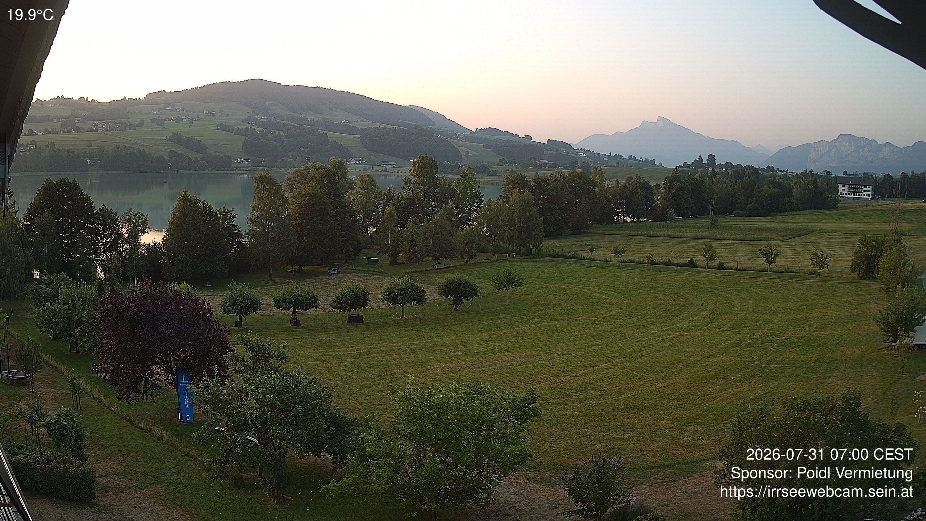 Archiv Foto Irrsee Oberösterreich: Webcam Westufer