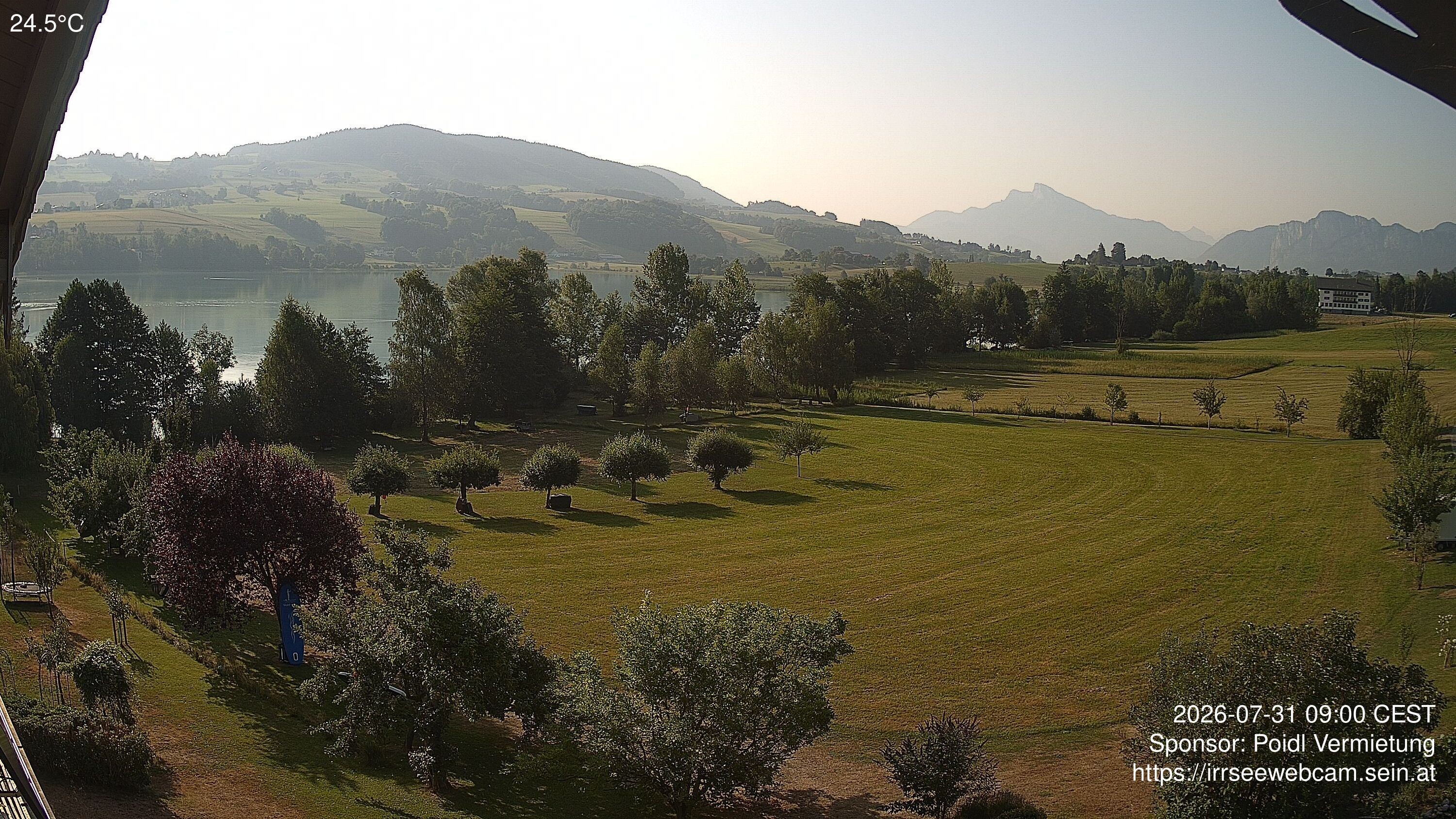 Archiv Foto Irrsee Oberösterreich: Webcam Westufer