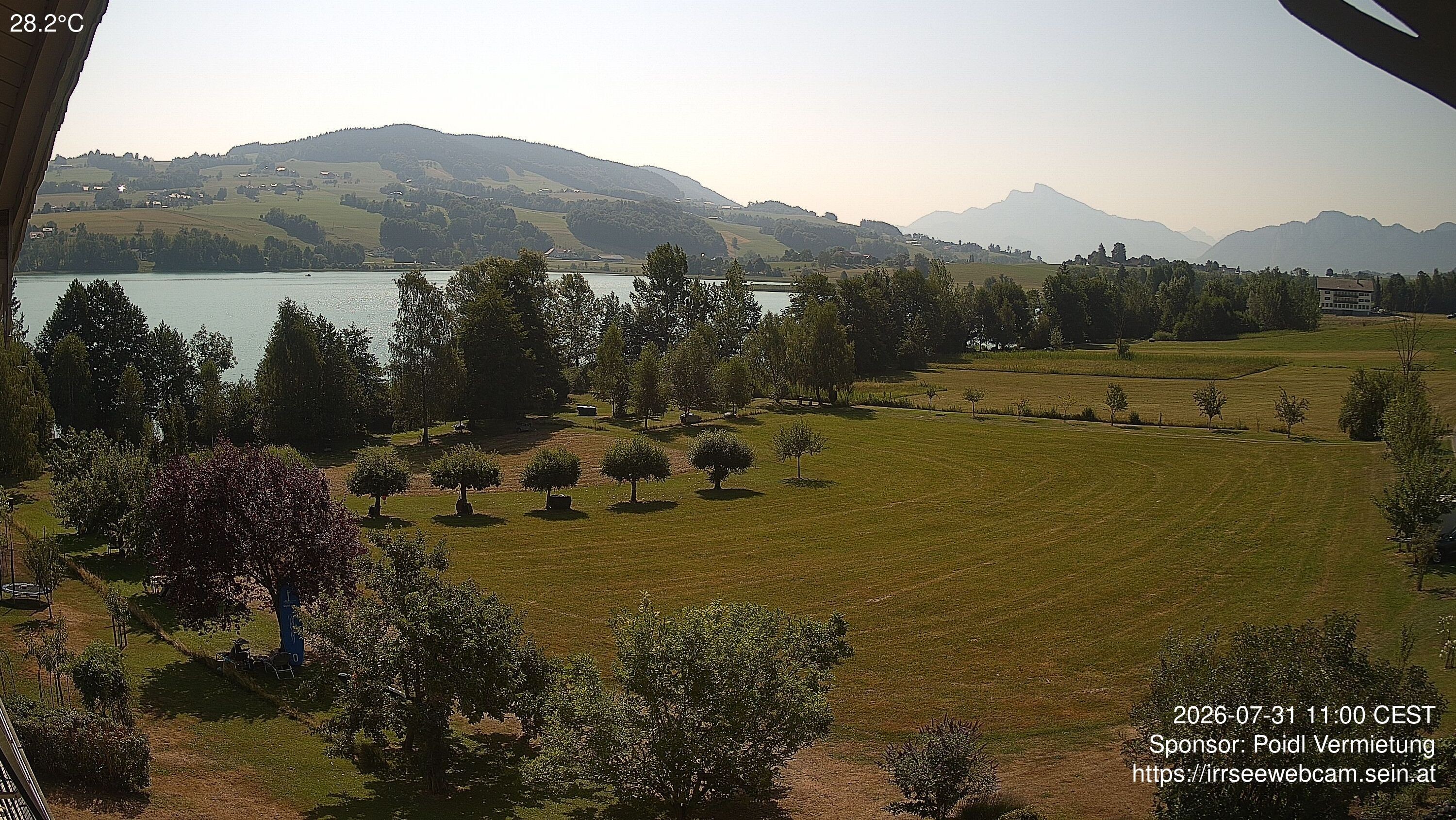 Archiv Foto Irrsee Oberösterreich: Webcam Westufer