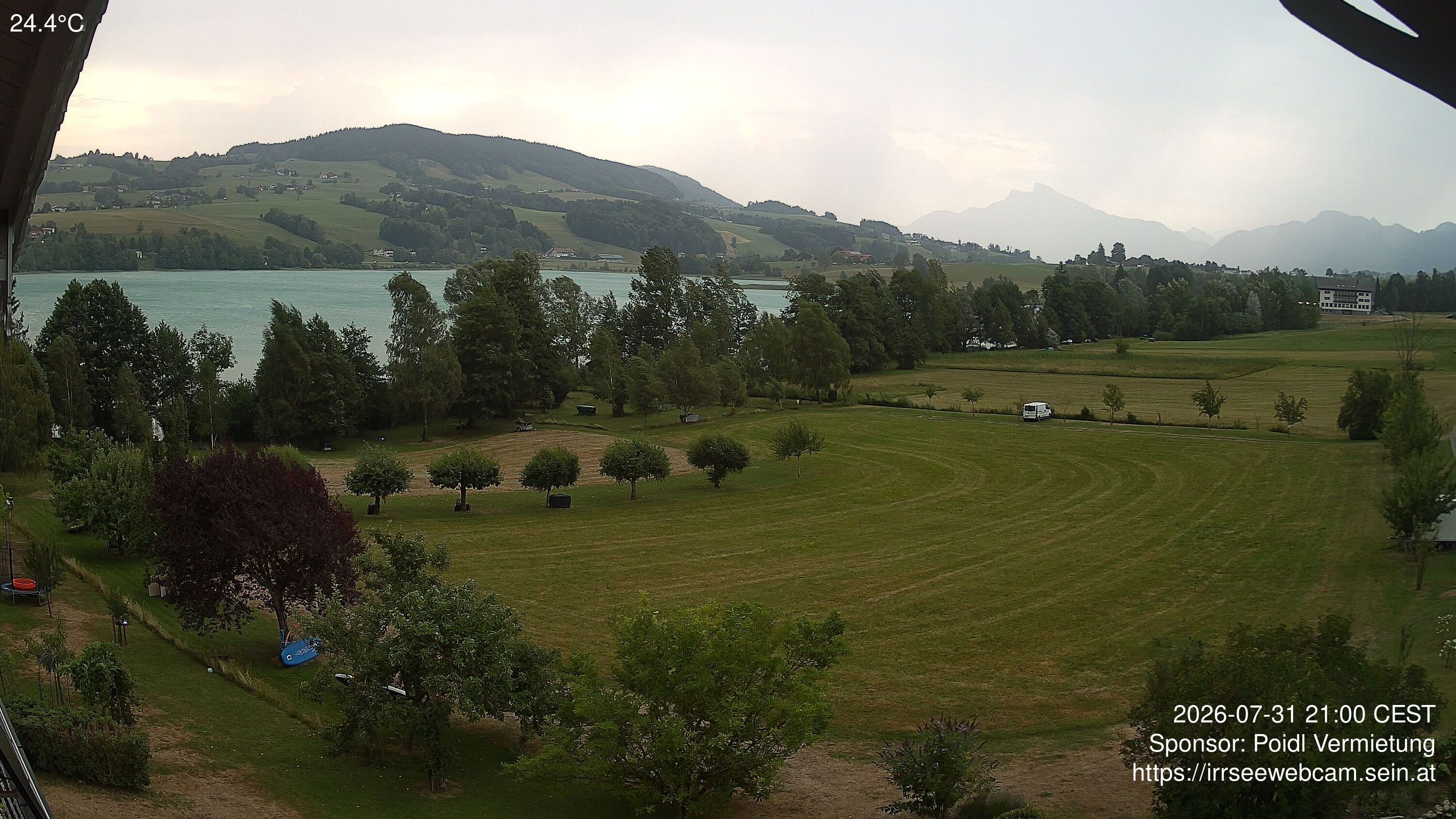 Archiv Foto Irrsee Oberösterreich: Webcam Westufer