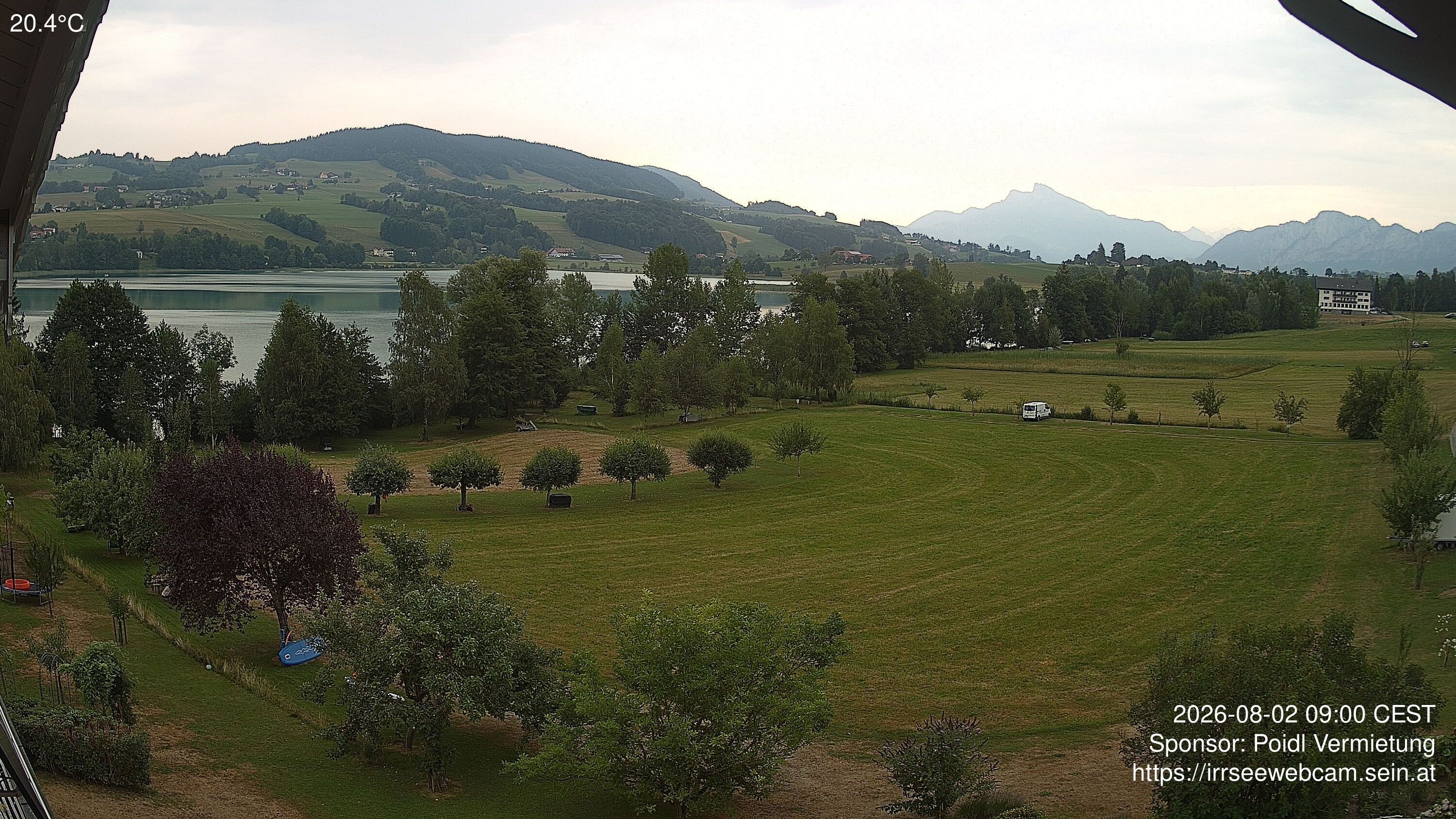 Archiv Foto Irrsee Oberösterreich: Webcam Westufer