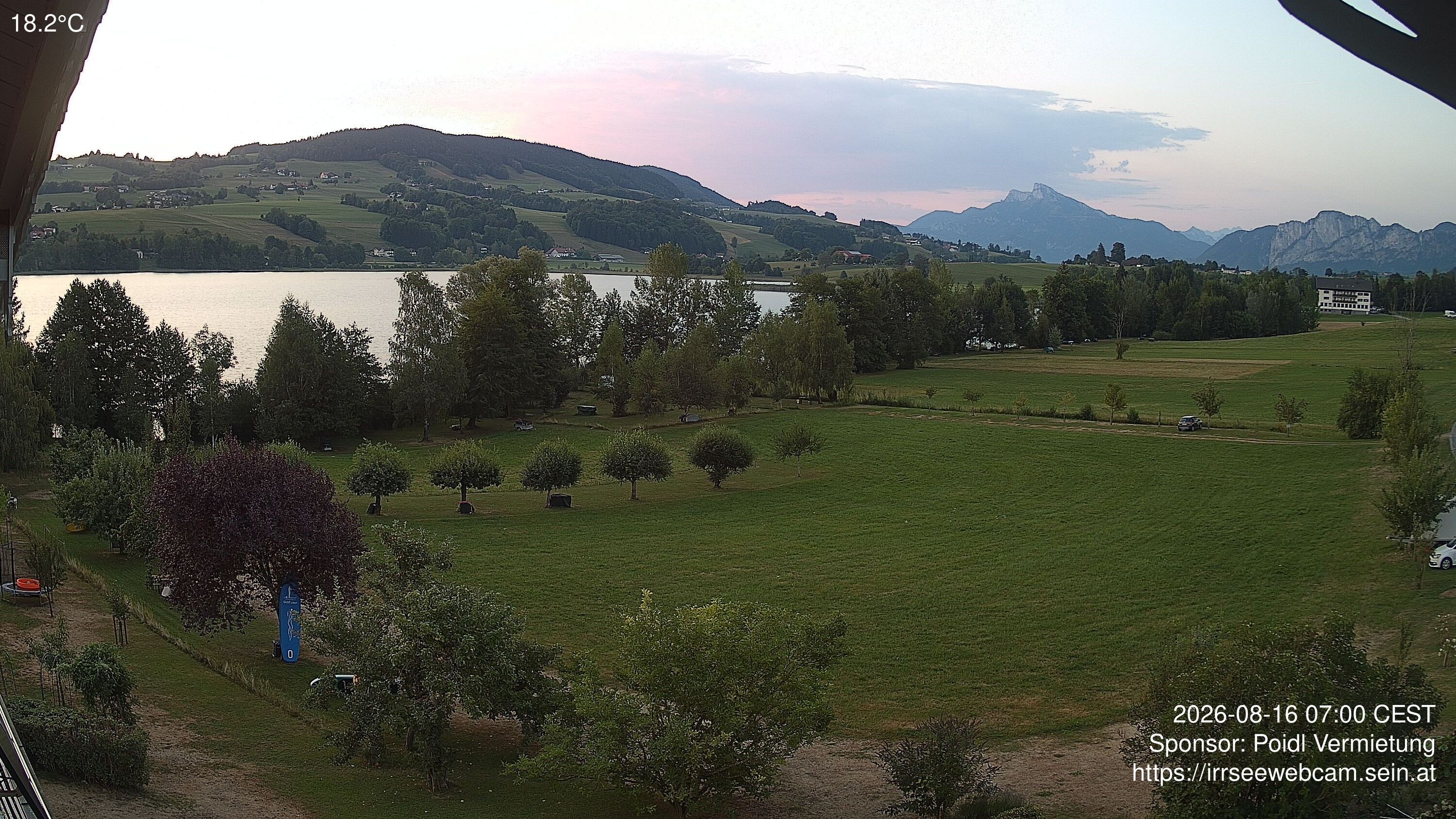 Archiv Foto Irrsee Oberösterreich: Webcam Westufer