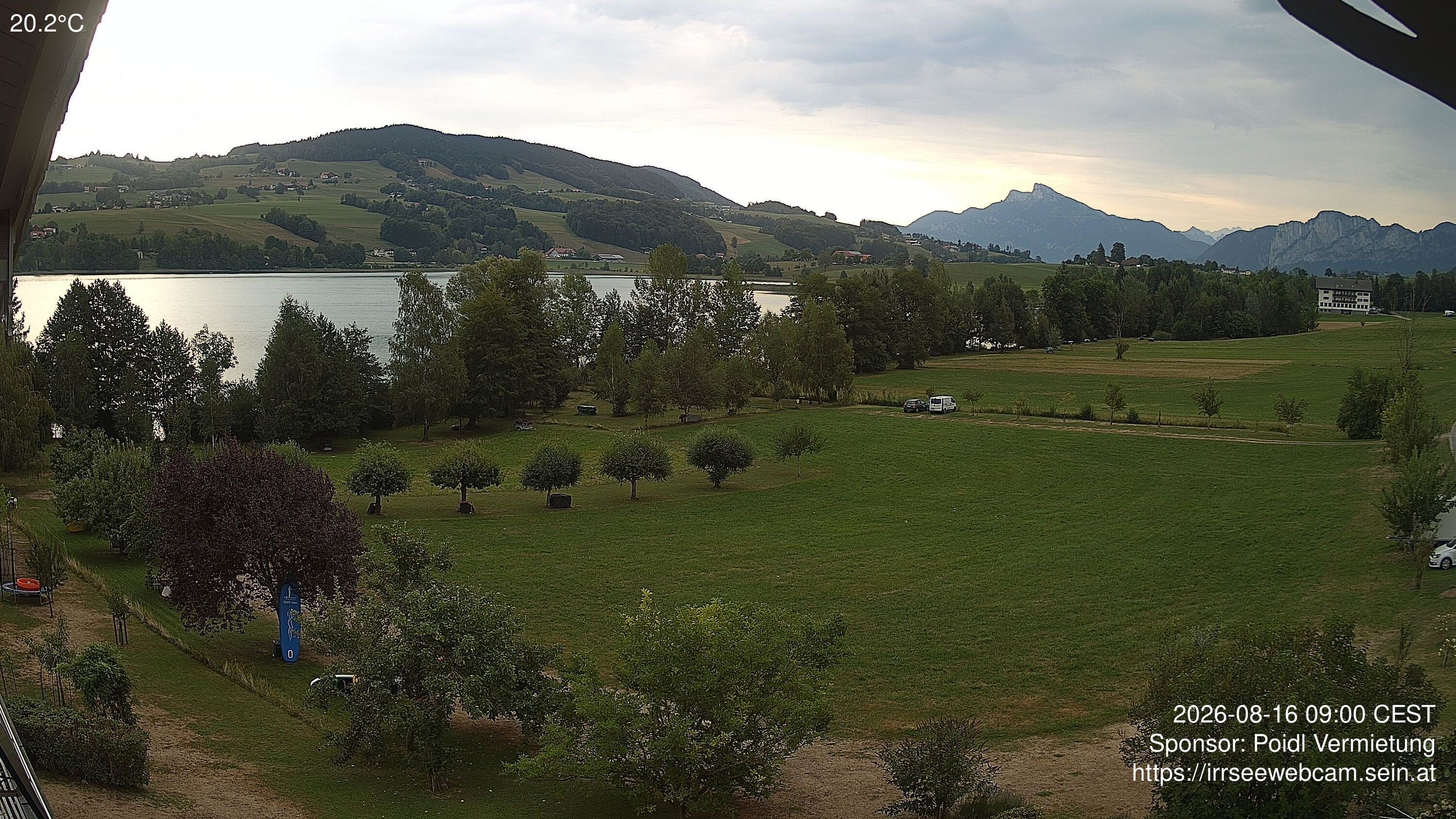 Archiv Foto Irrsee Oberösterreich: Webcam Westufer