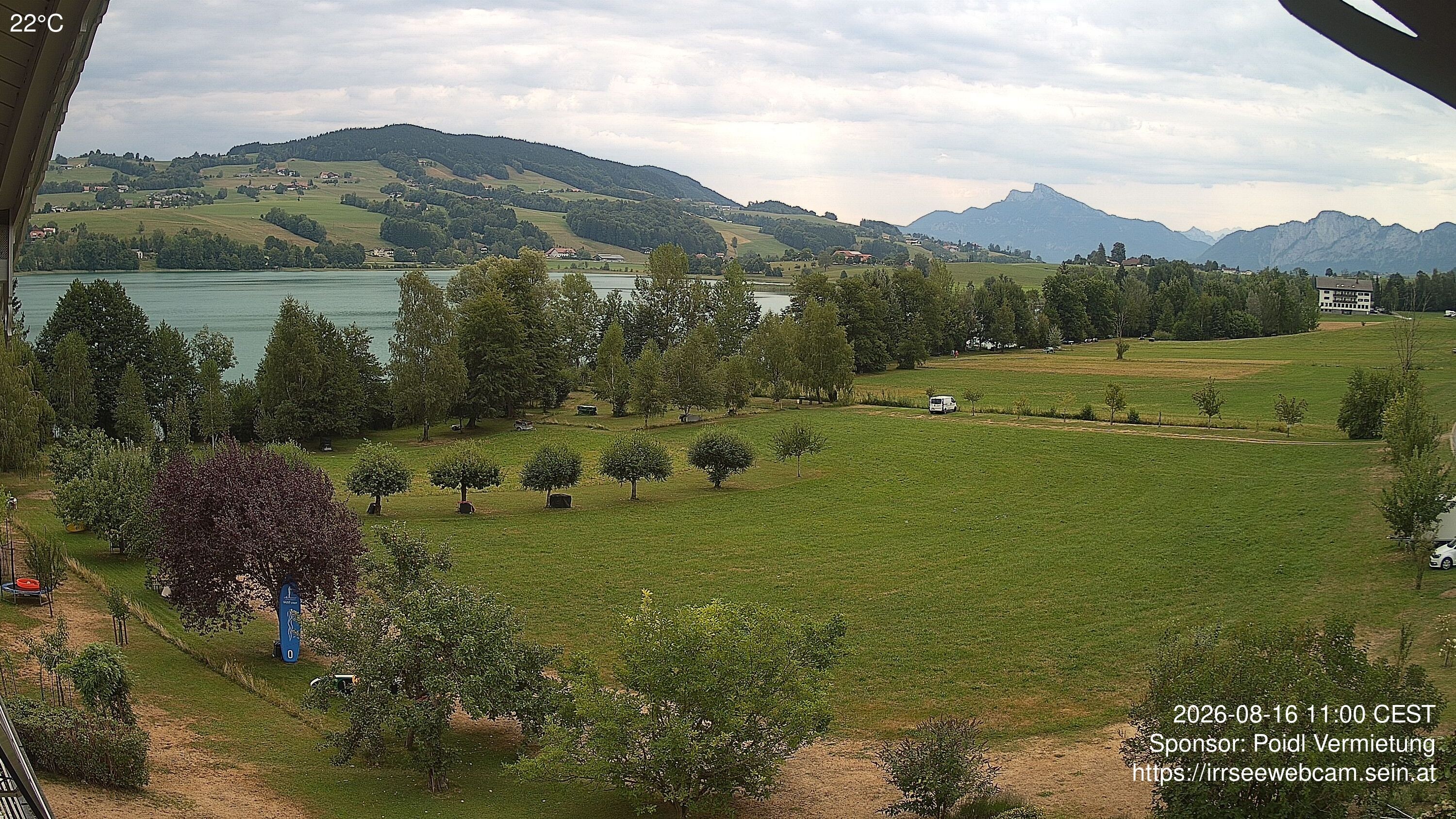 Archiv Foto Irrsee Oberösterreich: Webcam Westufer