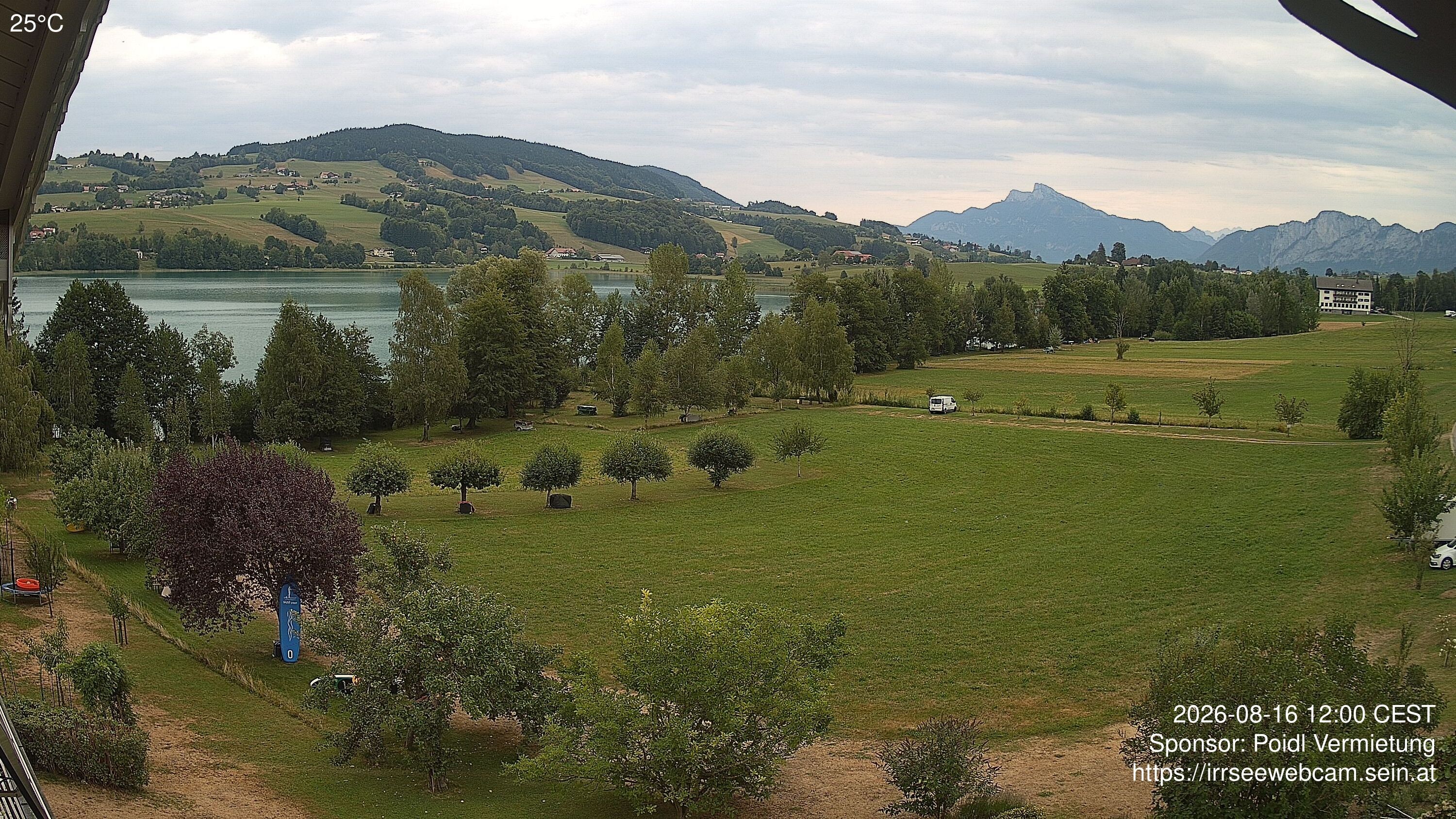Archiv Foto Irrsee Oberösterreich: Webcam Westufer