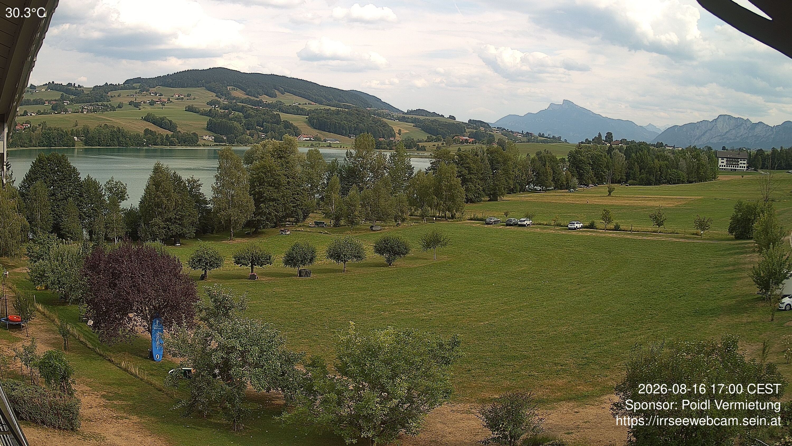 Archiv Foto Irrsee Oberösterreich: Webcam Westufer