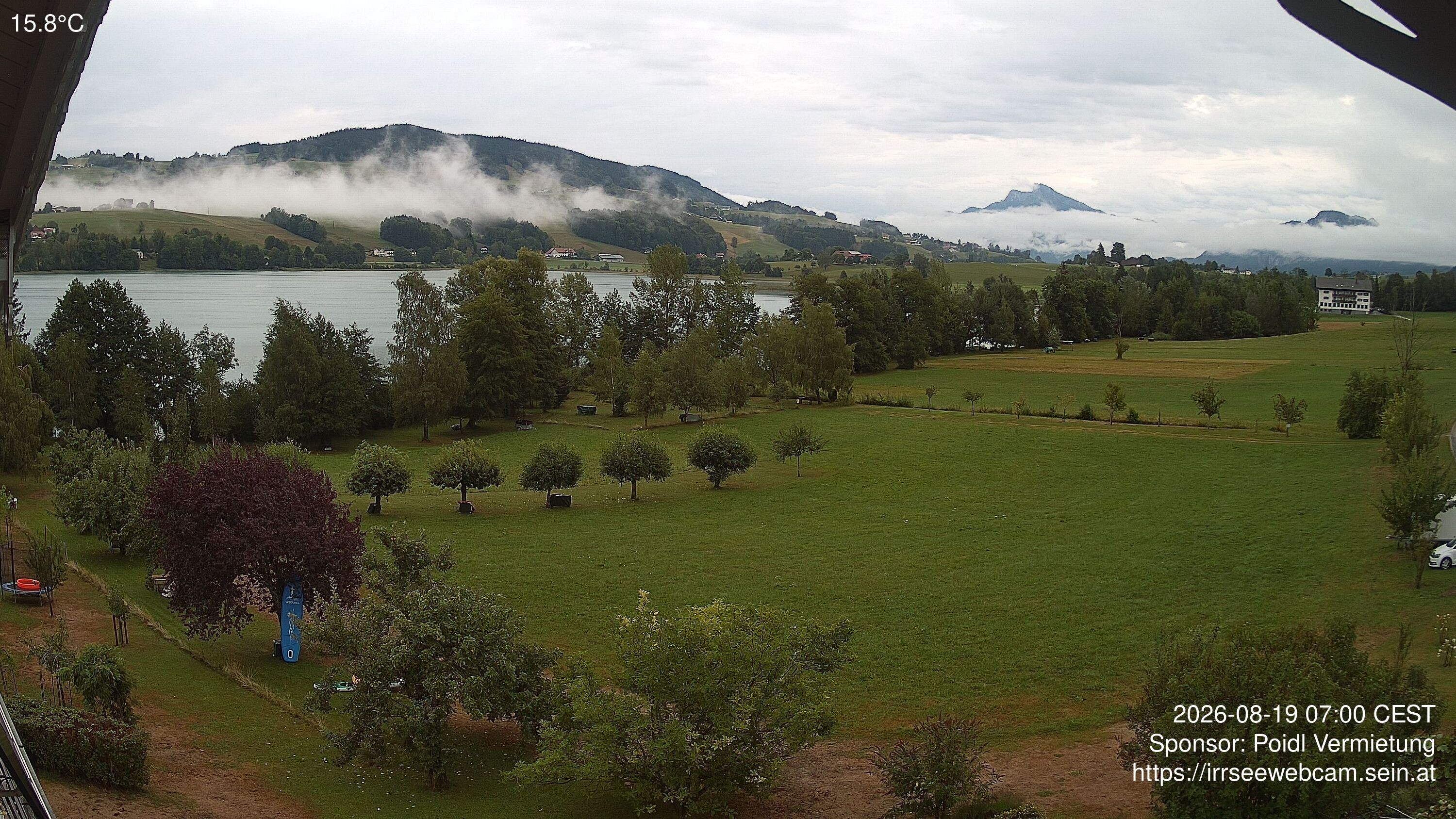Archiv Foto Irrsee Oberösterreich: Webcam Westufer