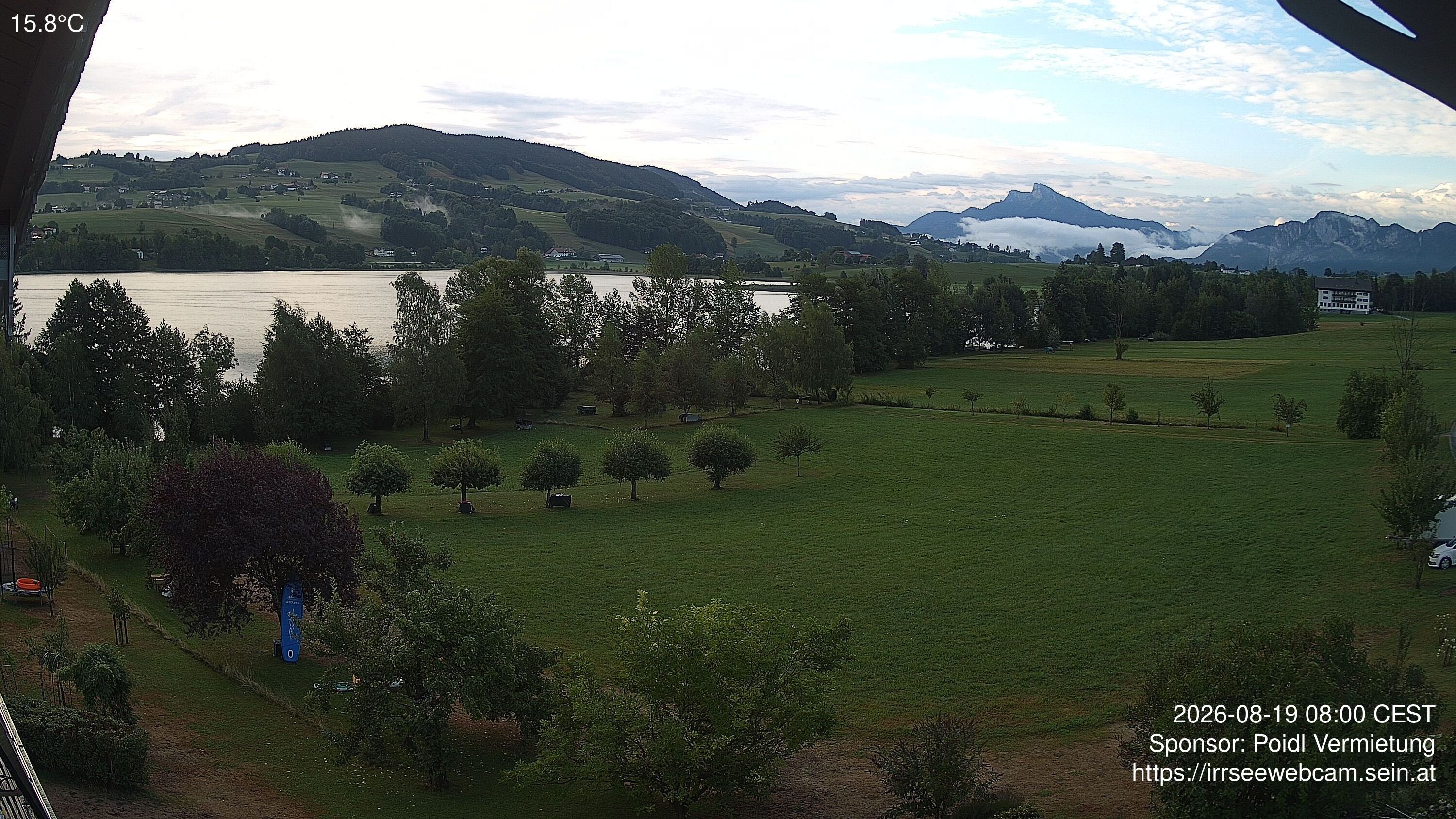 Archiv Foto Irrsee Oberösterreich: Webcam Westufer
