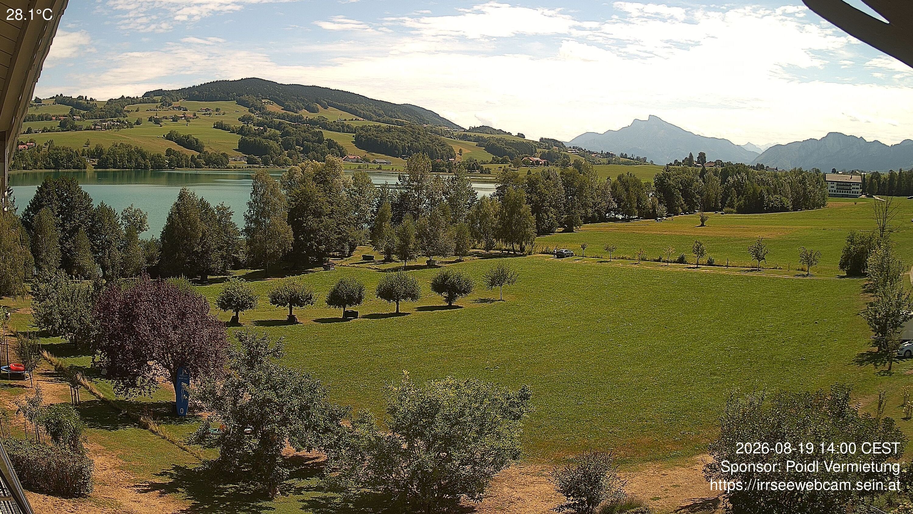 Archiv Foto Irrsee Oberösterreich: Webcam Westufer