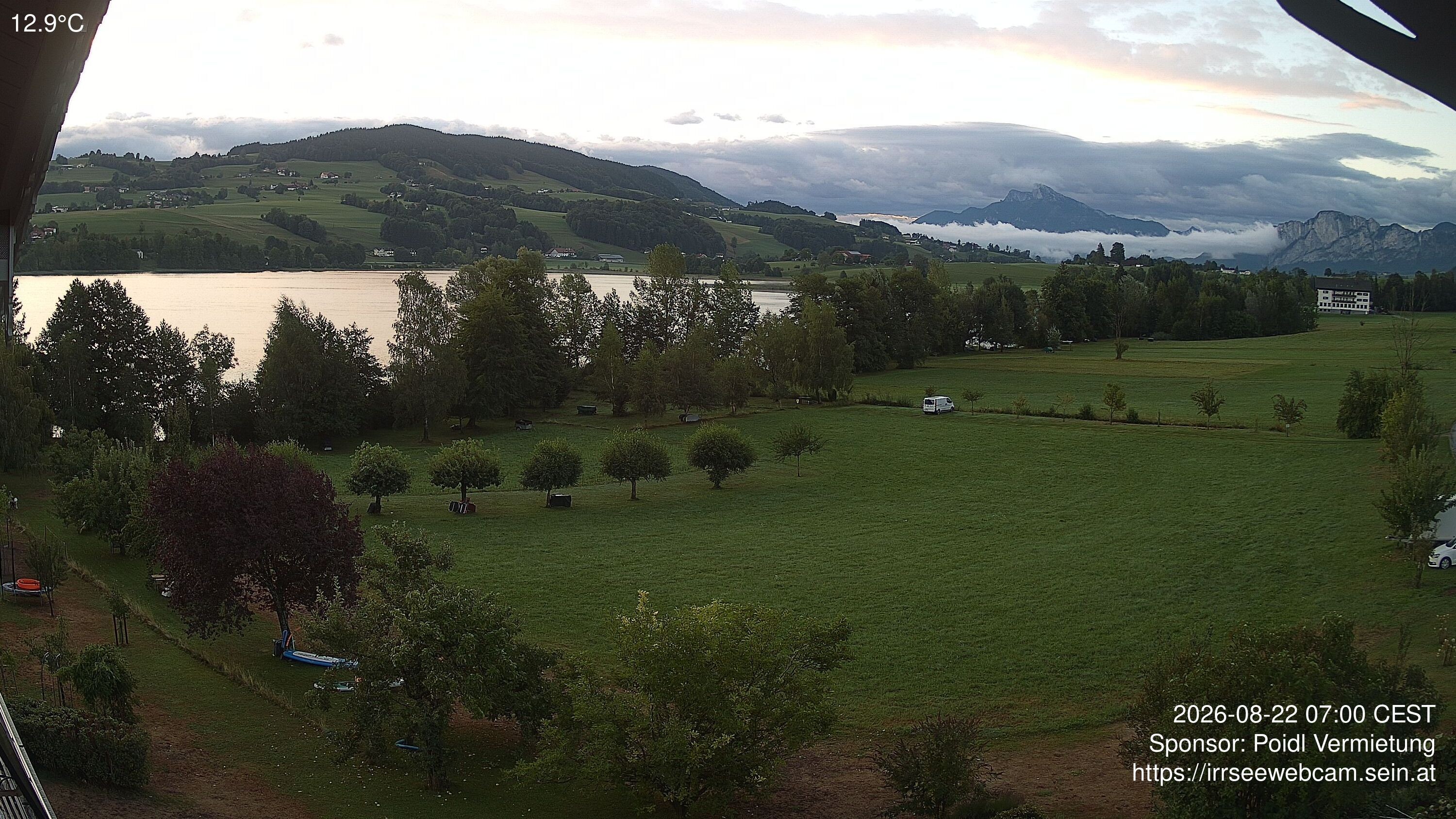 Archiv Foto Irrsee Oberösterreich: Webcam Westufer
