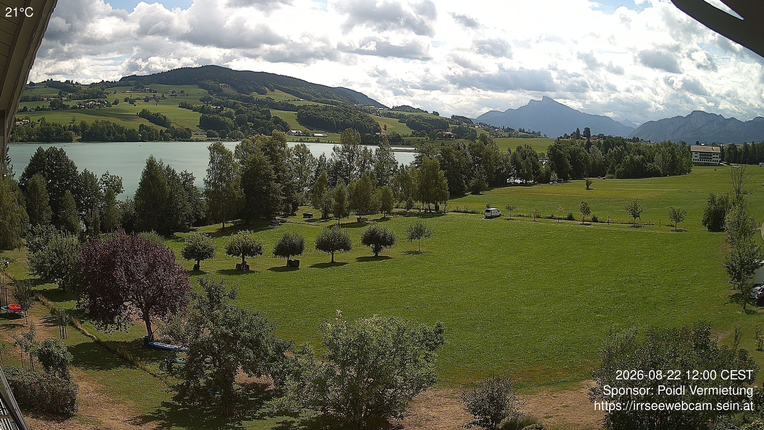 Archiv Foto Irrsee Oberösterreich: Webcam Westufer