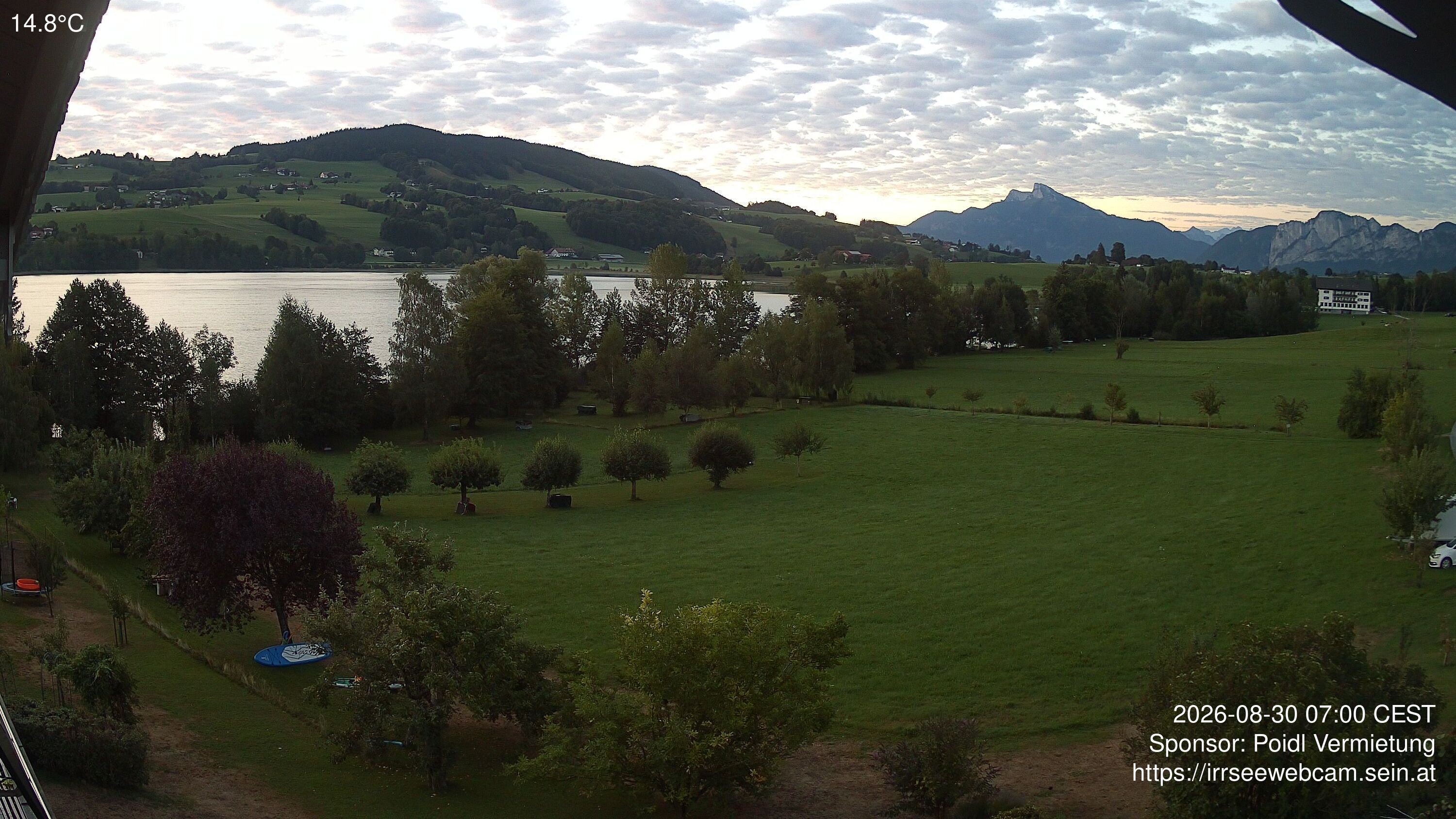 Archiv Foto Irrsee Oberösterreich: Webcam Westufer