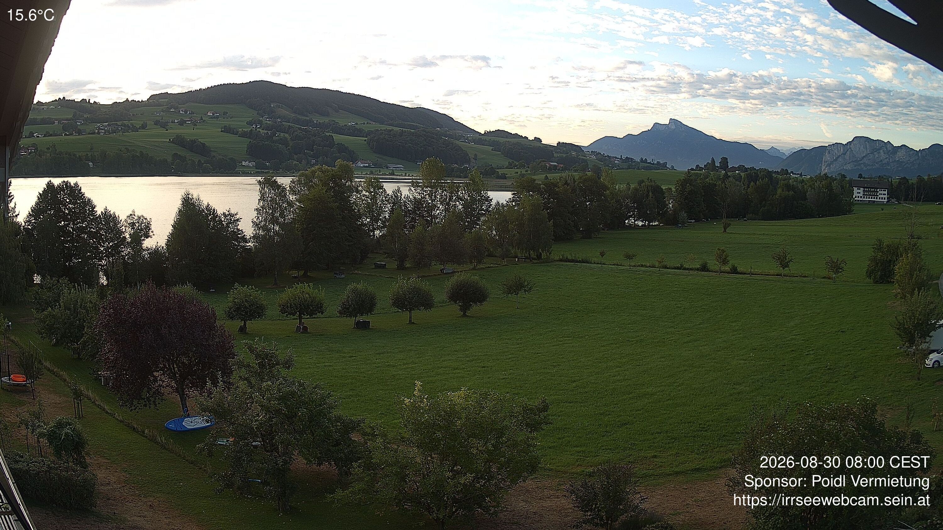 Archiv Foto Irrsee Oberösterreich: Webcam Westufer