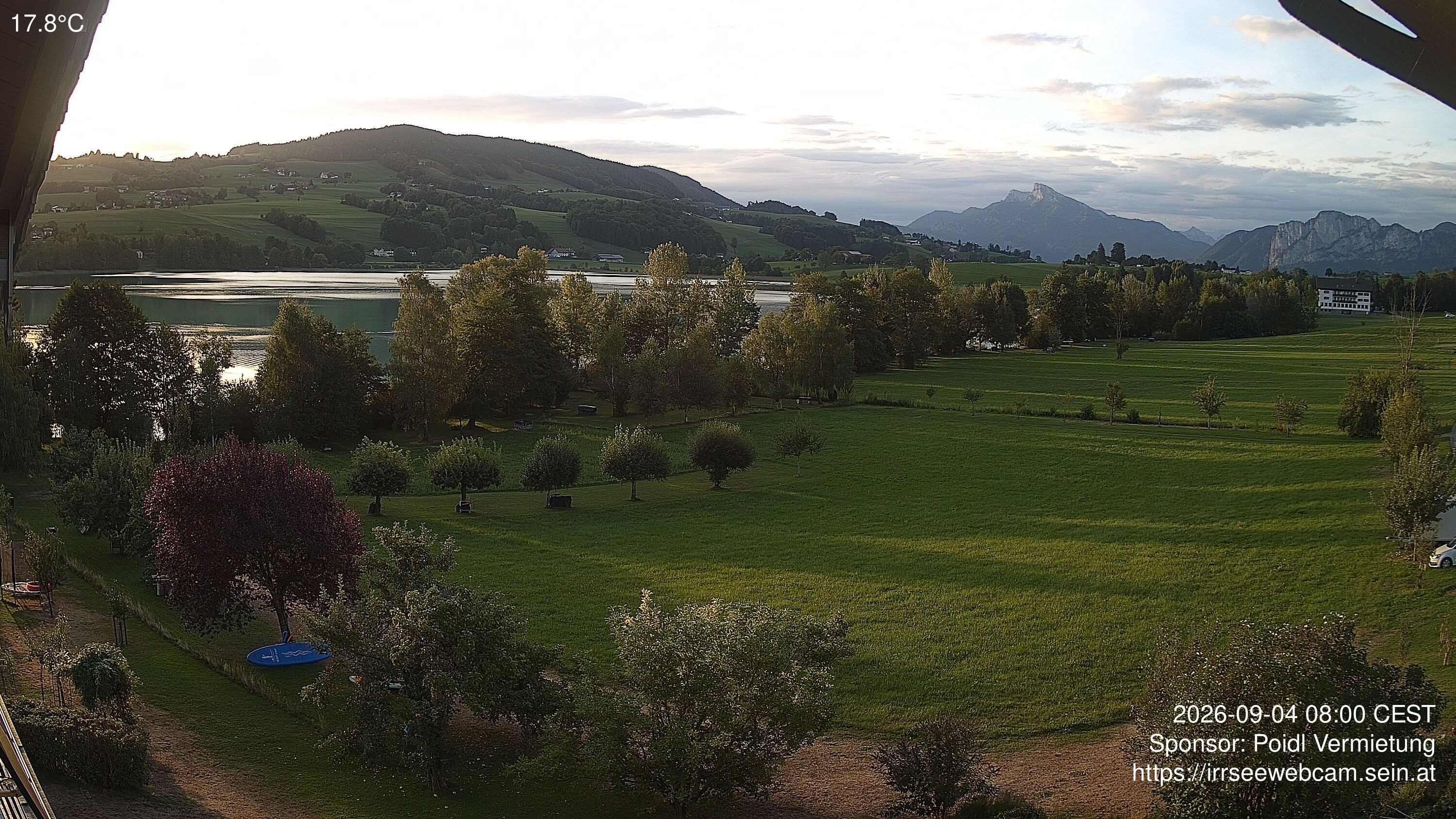 Archived image Webcam Lake Irrsee in Upper Austria