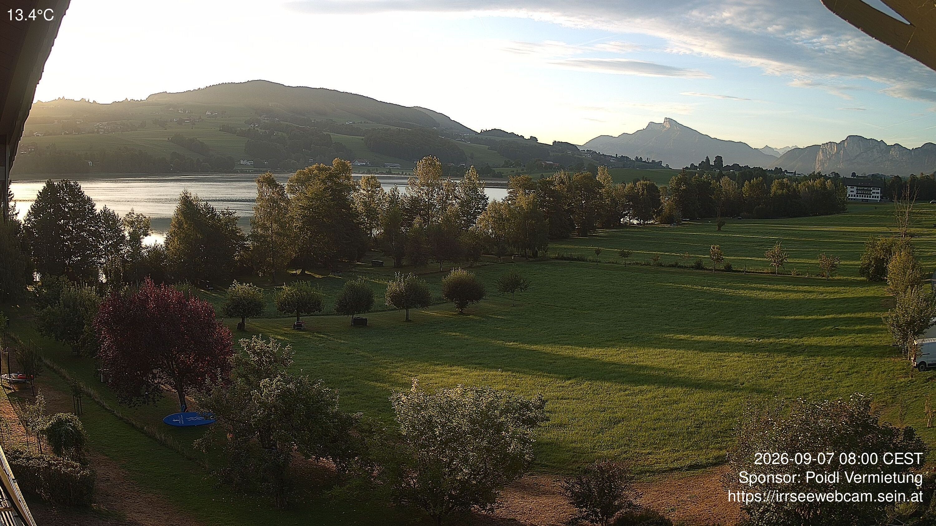 Archiv Foto Irrsee Oberösterreich: Webcam Westufer
